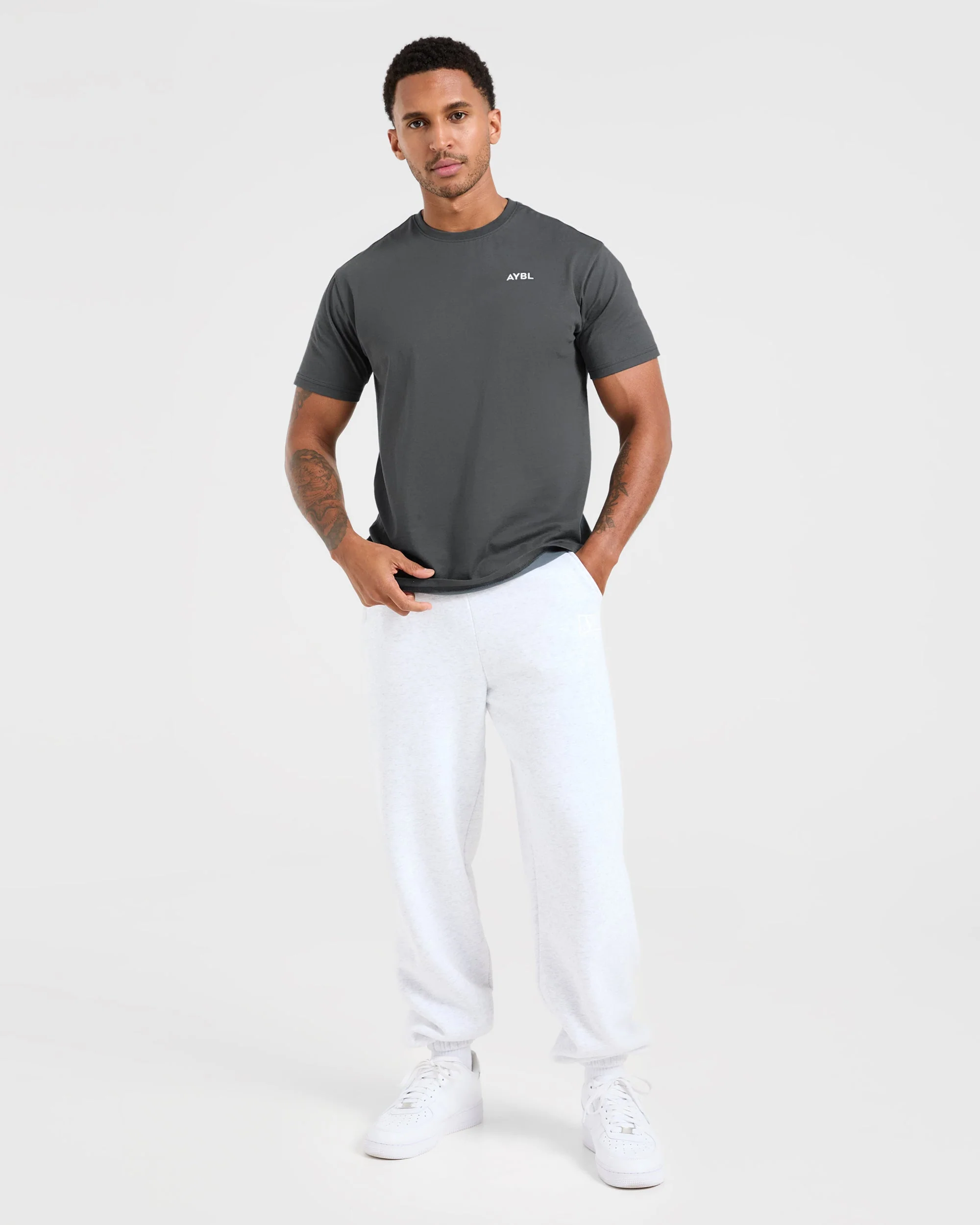Essential T Shirt - Smoke Grey - Image 7