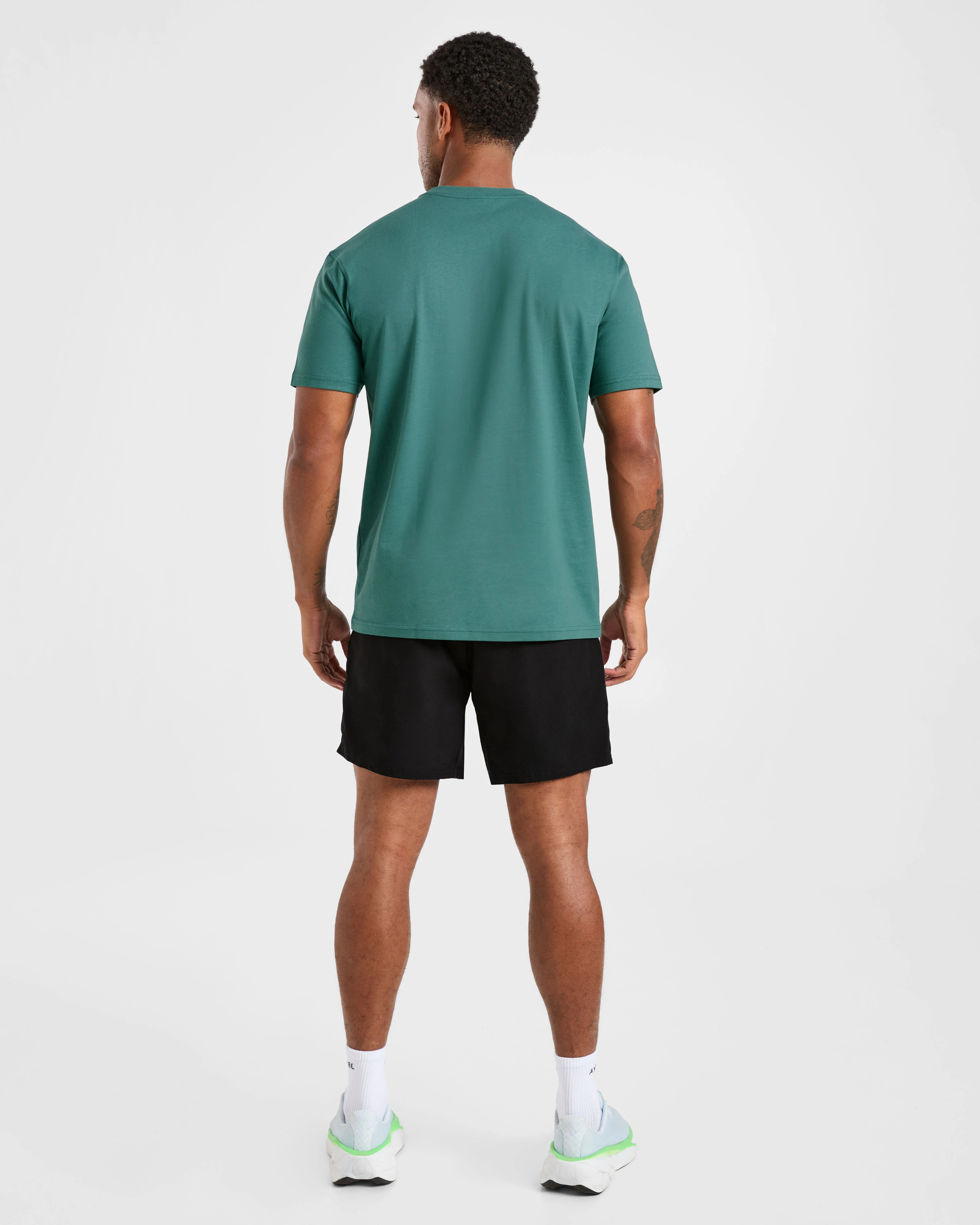 Essential T Shirt - Vintage Teal - Image 4