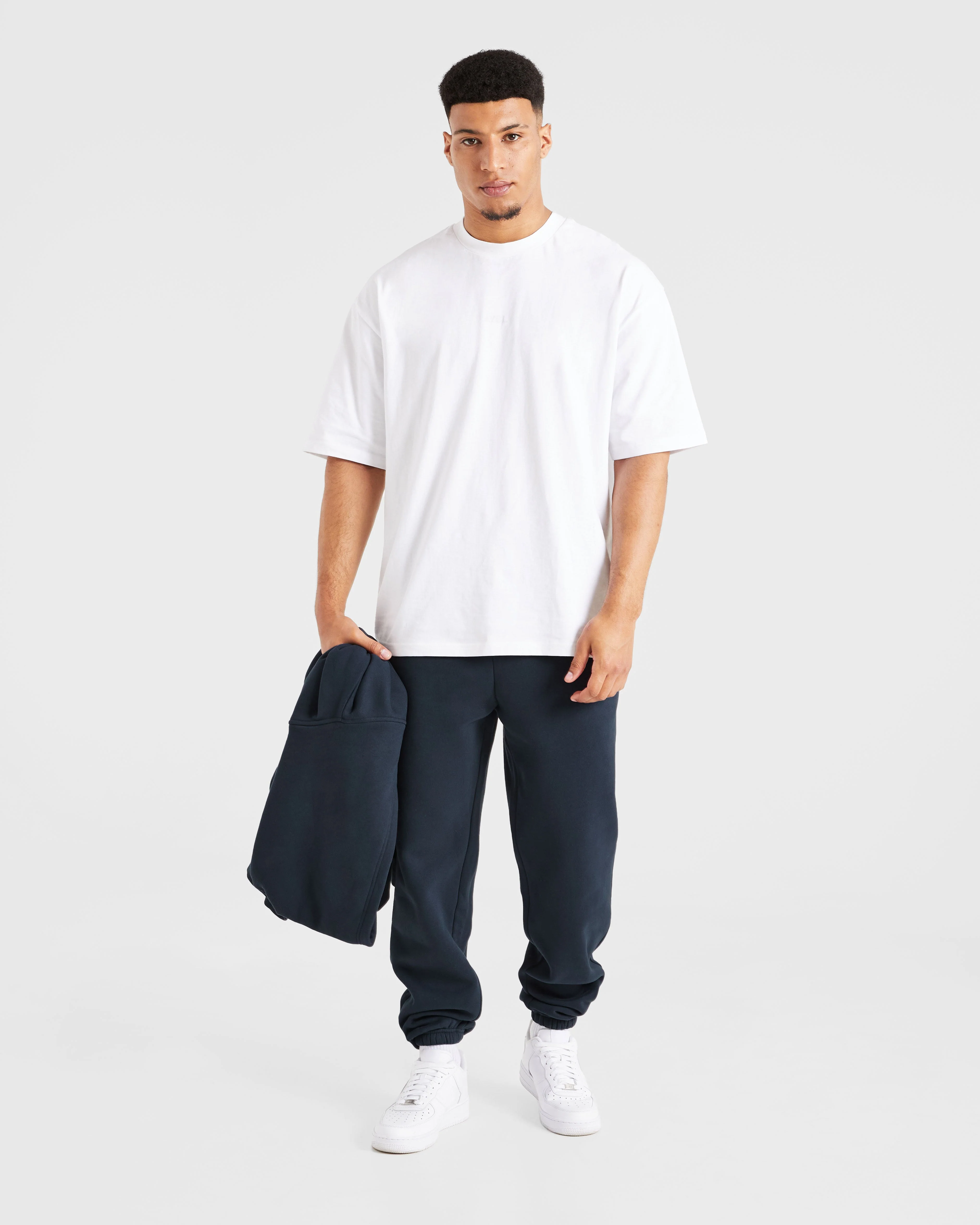 Etched Joggers - Navy - Image 8
