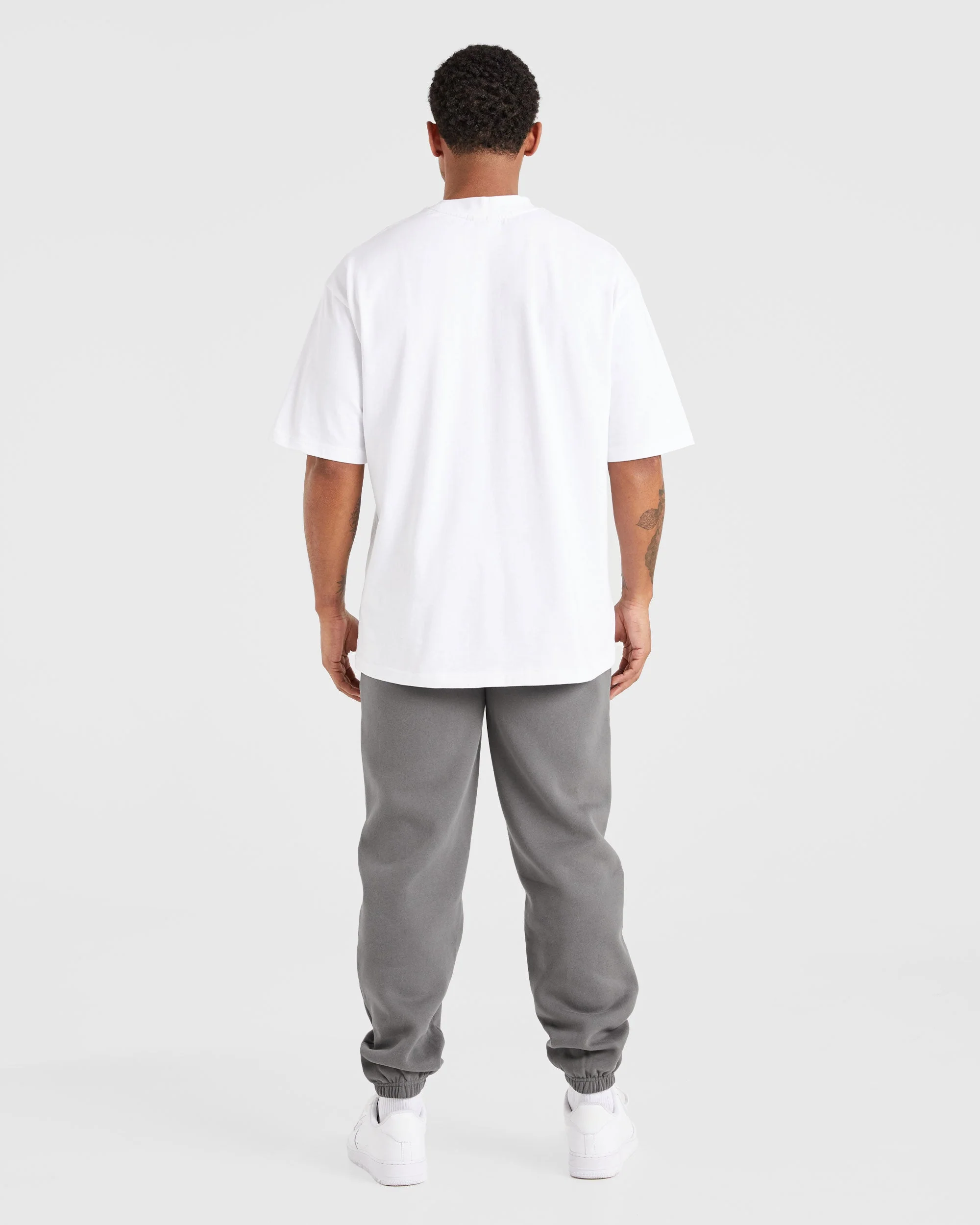 Etched Joggers - Steel Grey - Image 4