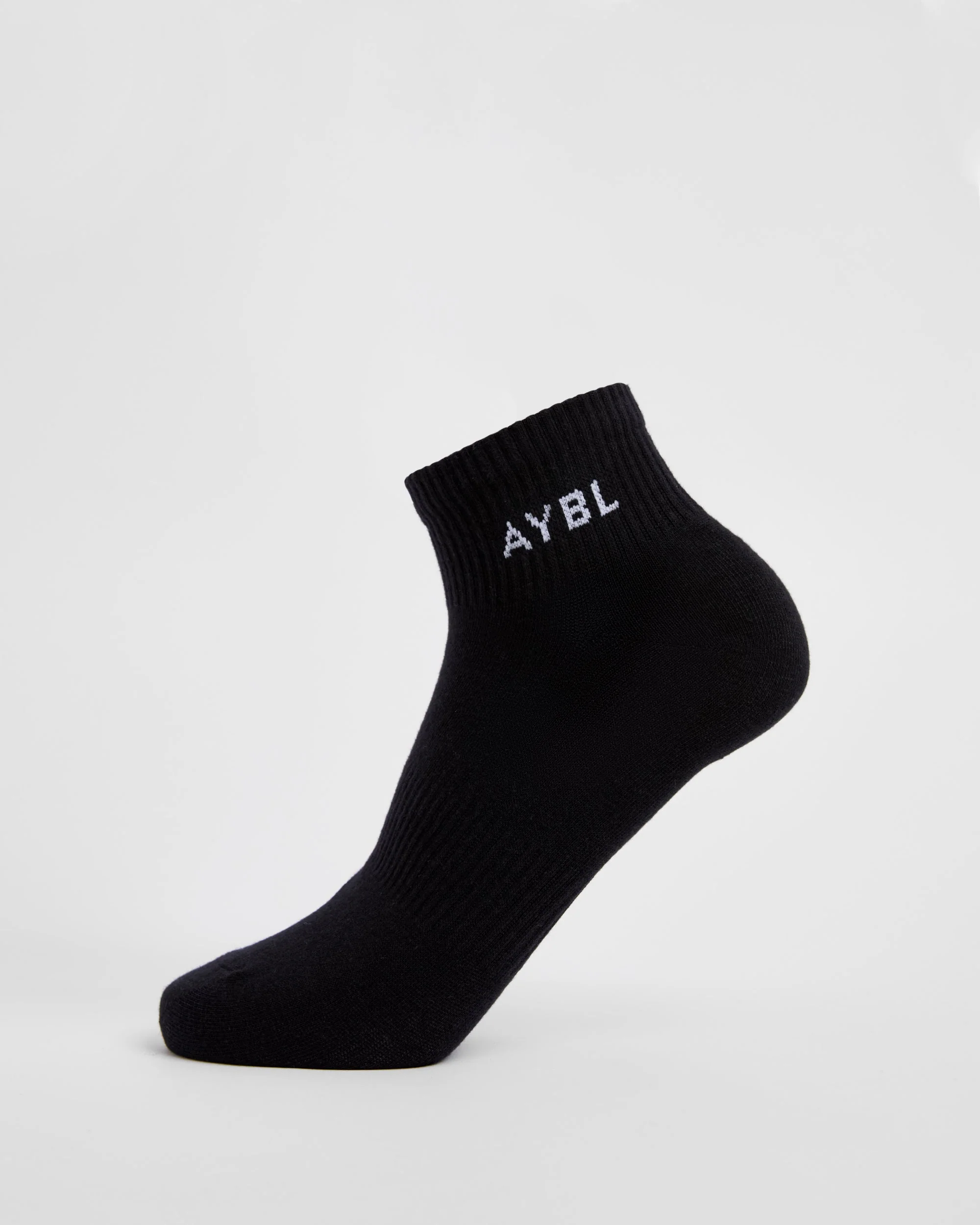 Everyday Ankle Socks (3 Pack) - Black - Image 3