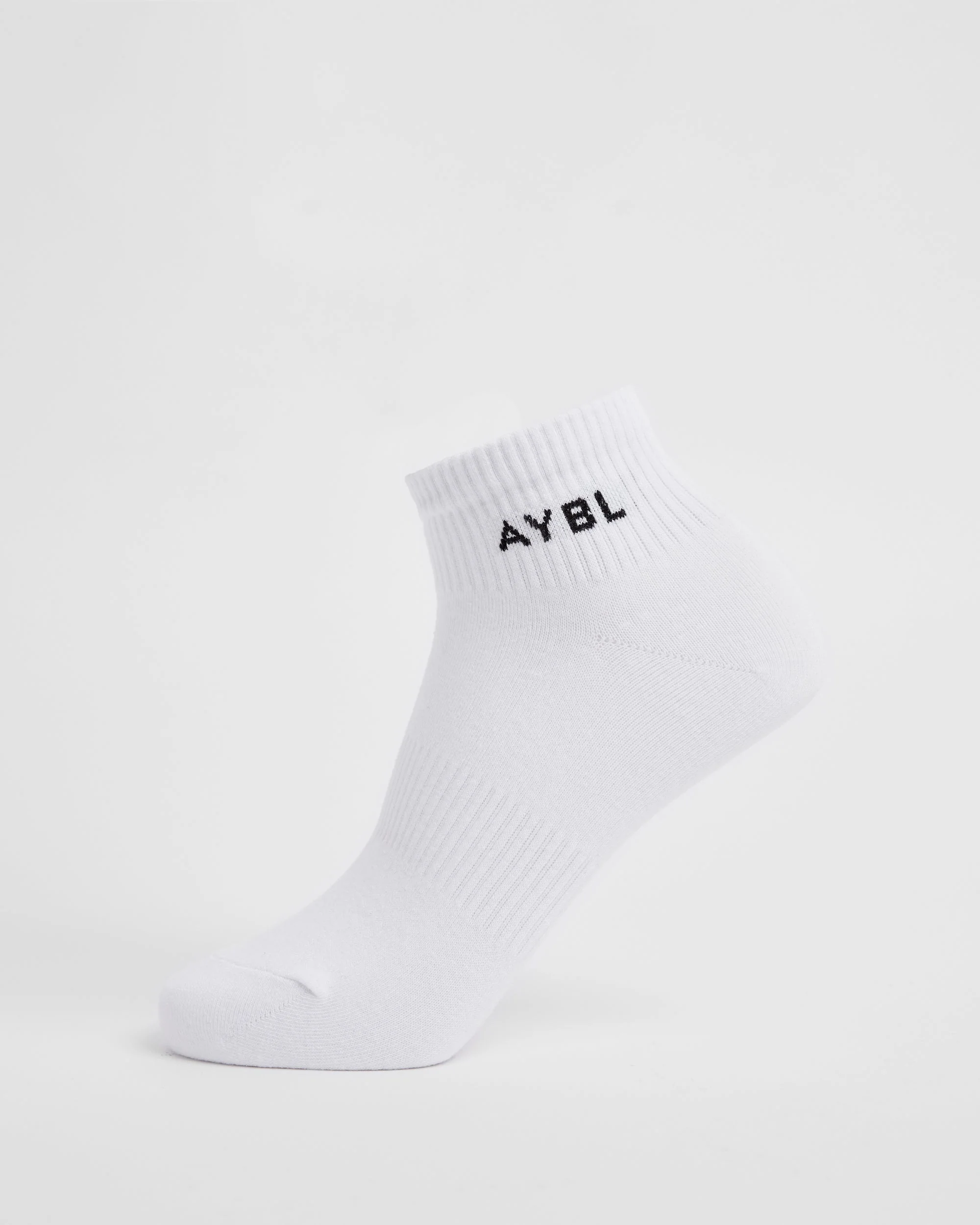 Everyday Ankle Socks (3 Pack) - White - Image 3