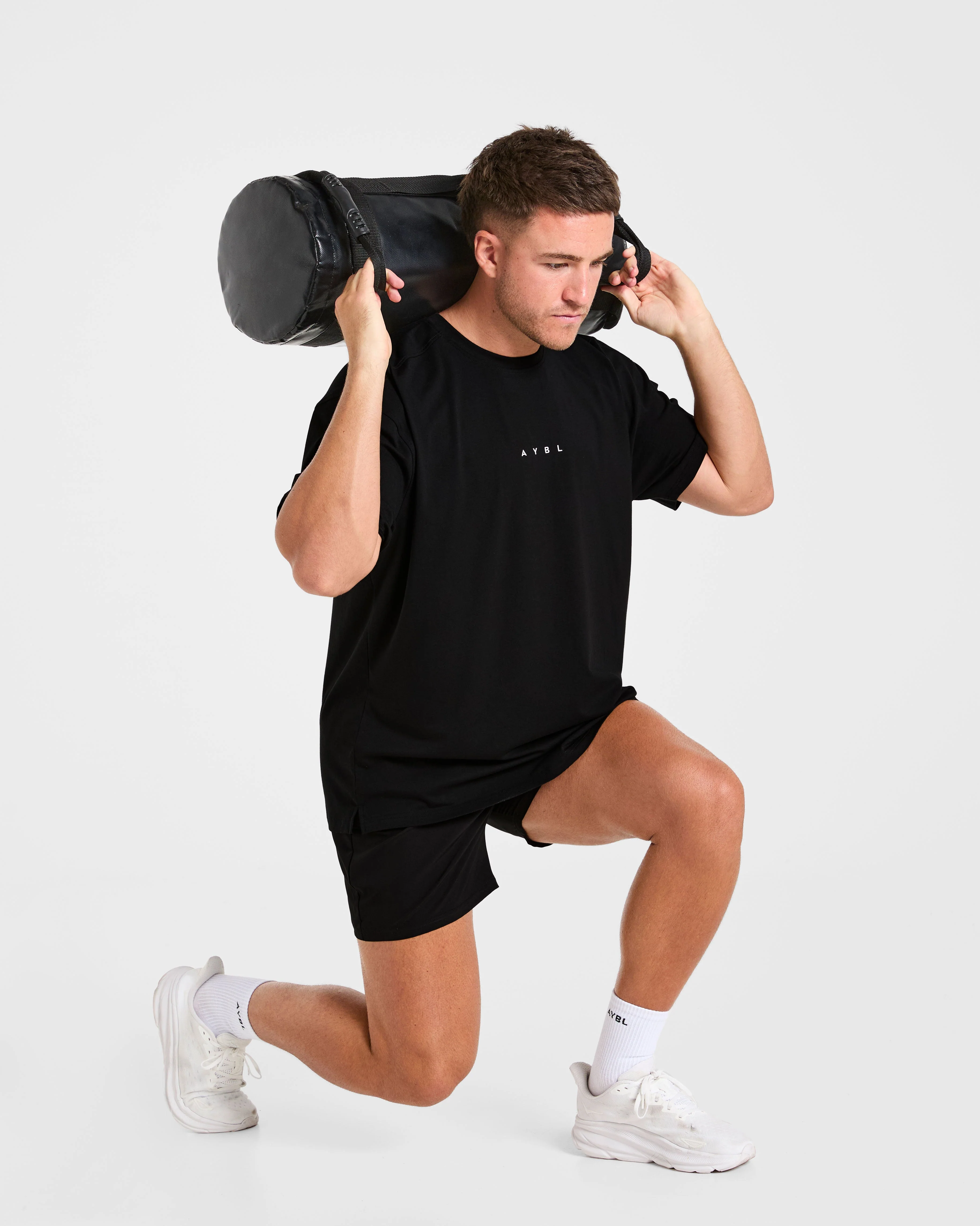 Force Oversized T Shirt - Black - Image 7