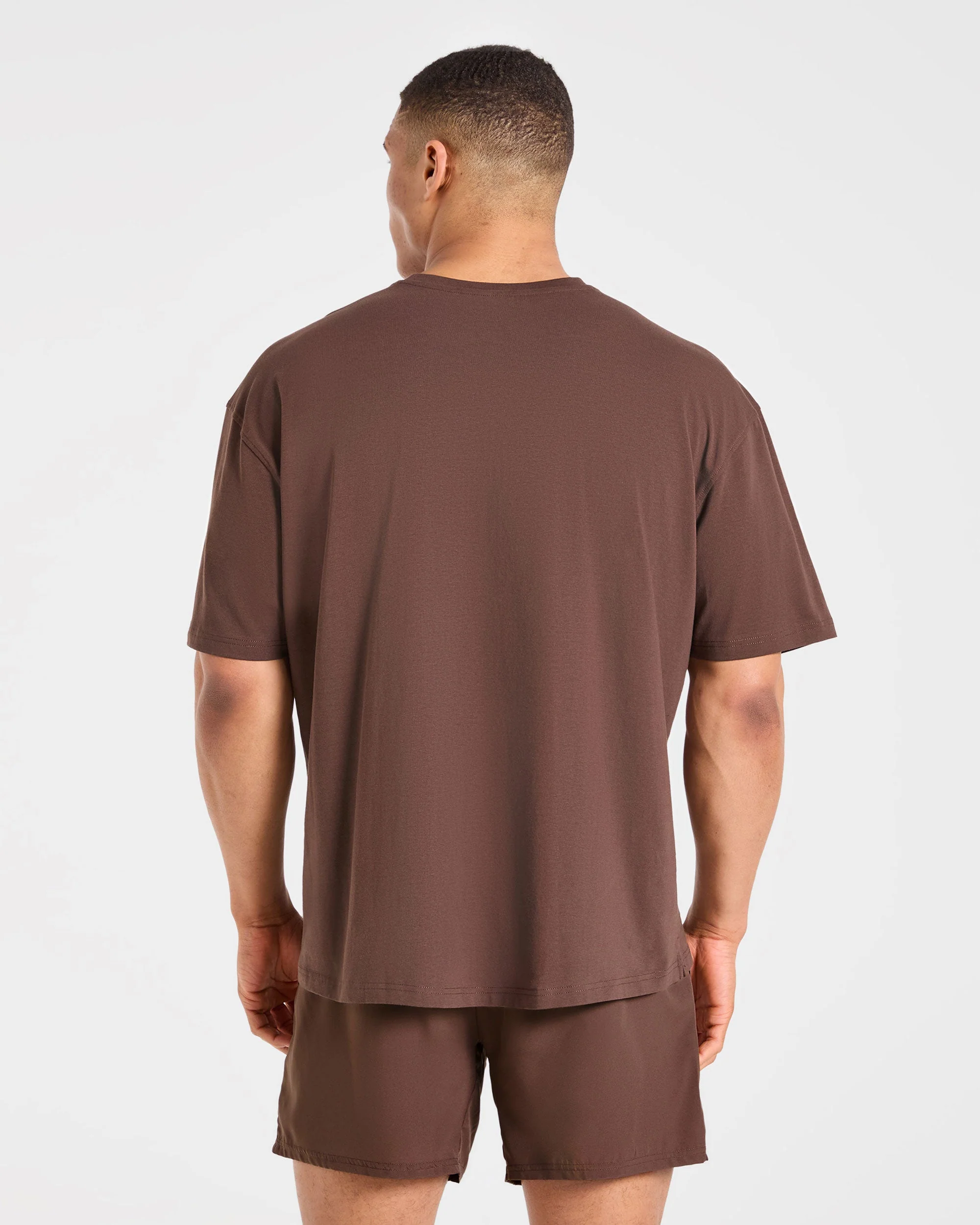 Force Oversized T Shirt - Brown - Image 2