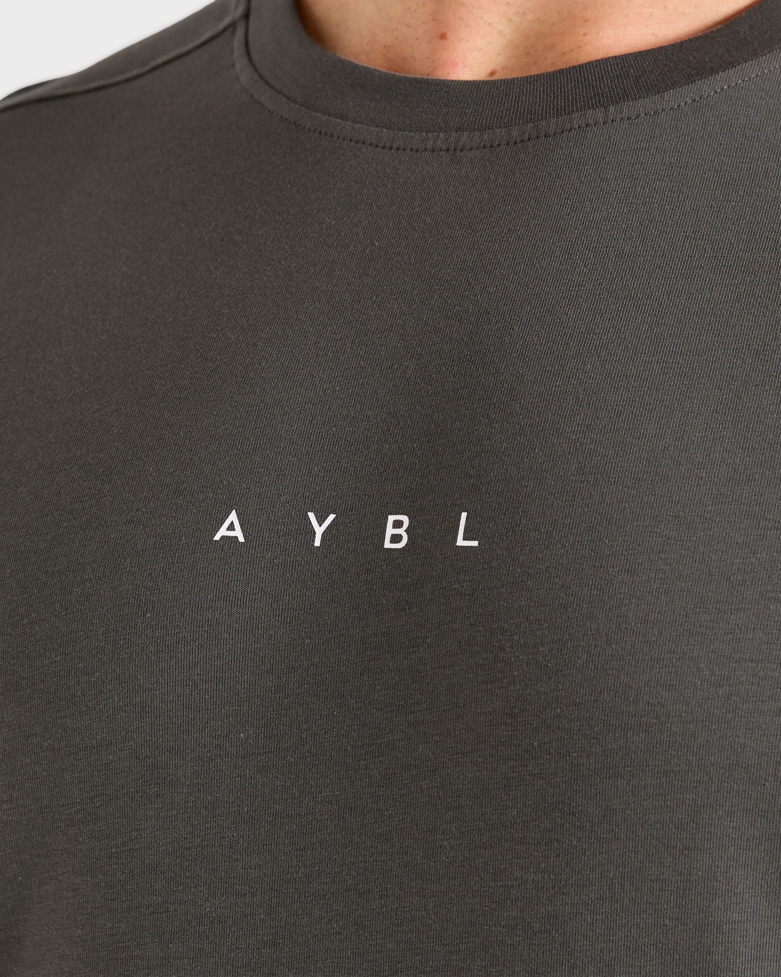 Force Oversized T Shirt - Charcoal - Image 5