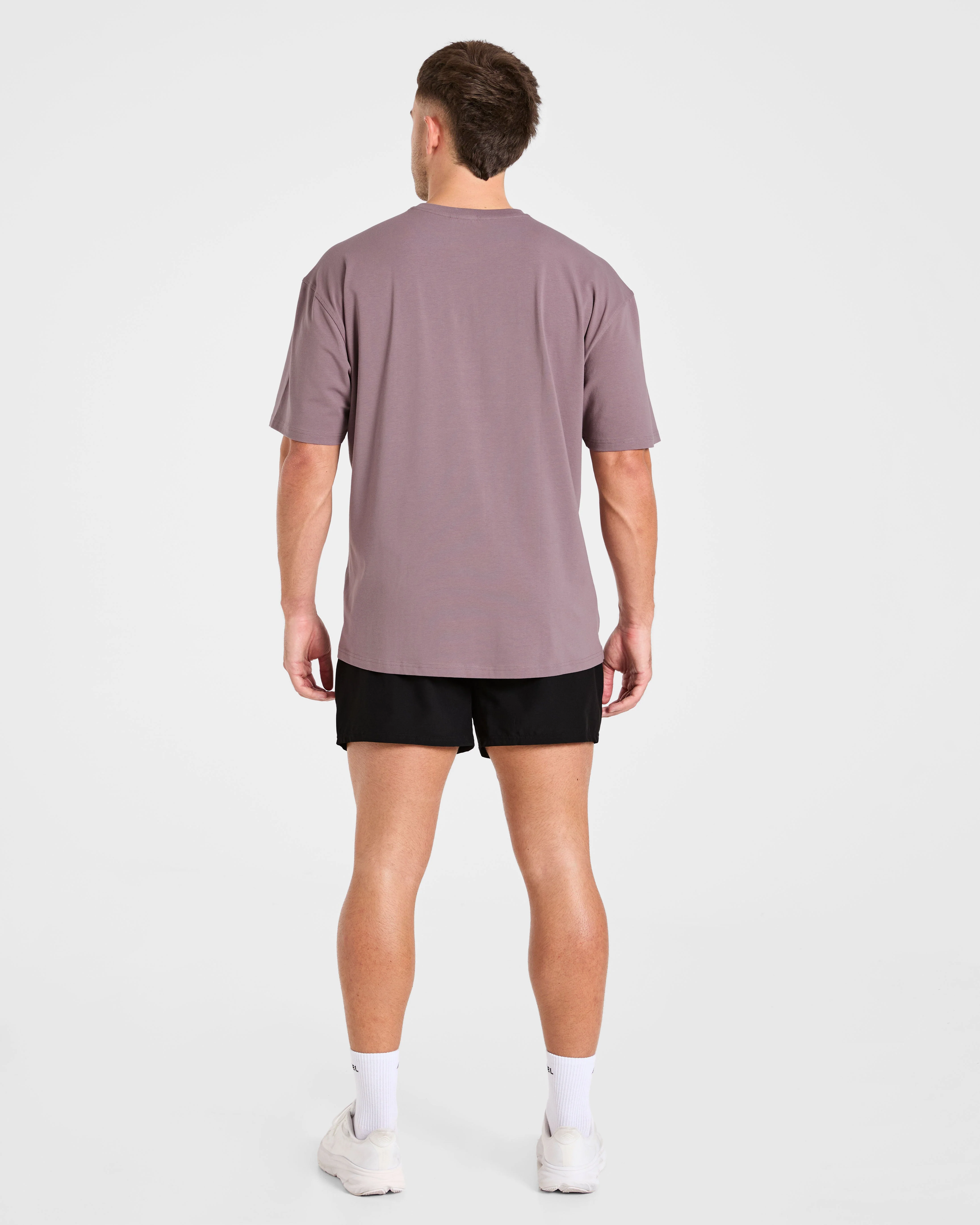 Force Oversized T Shirt - Heavy Purple - Image 4