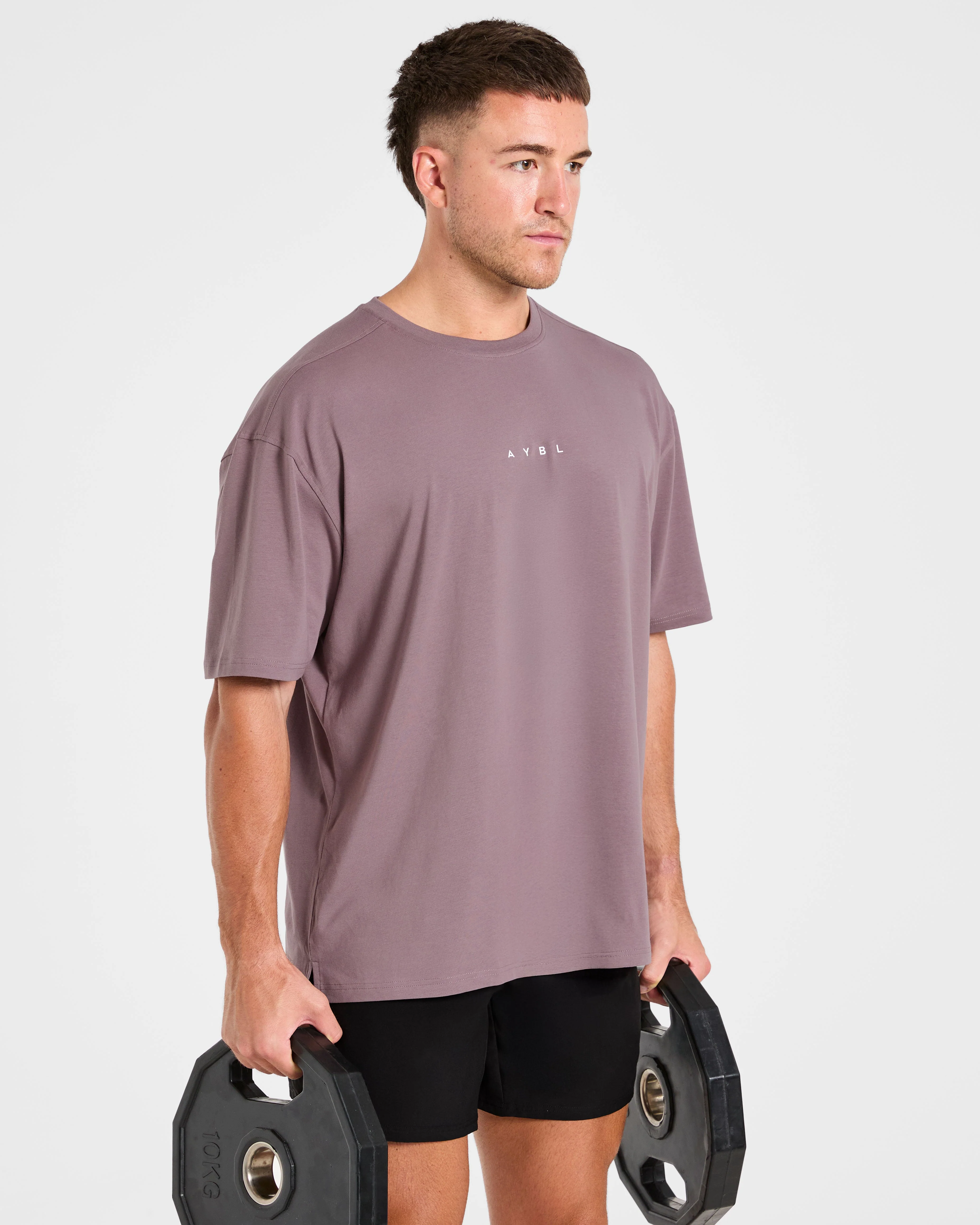 Force Oversized T Shirt - Heavy Purple - Image 8