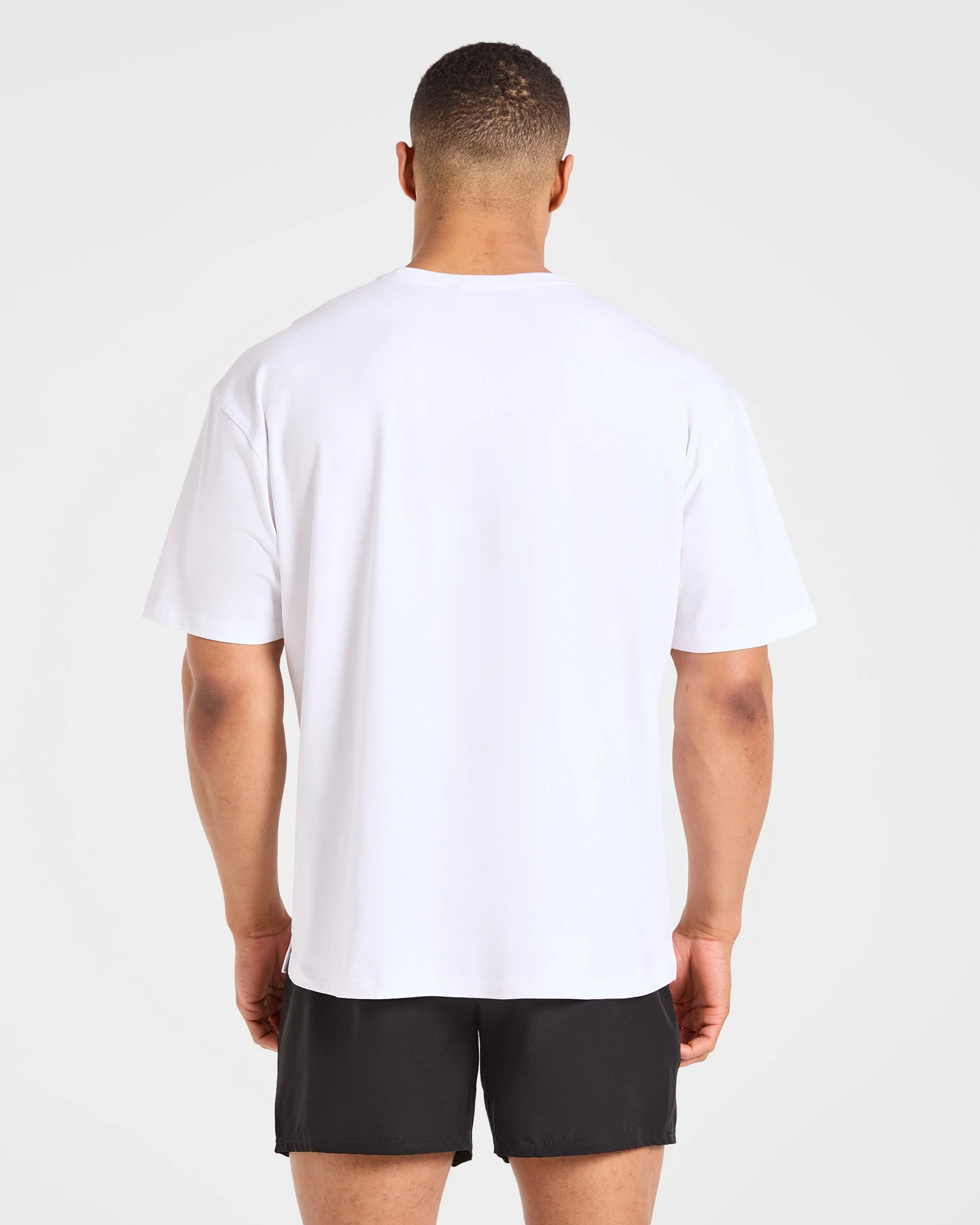 Force Oversized T Shirt - White - Image 2