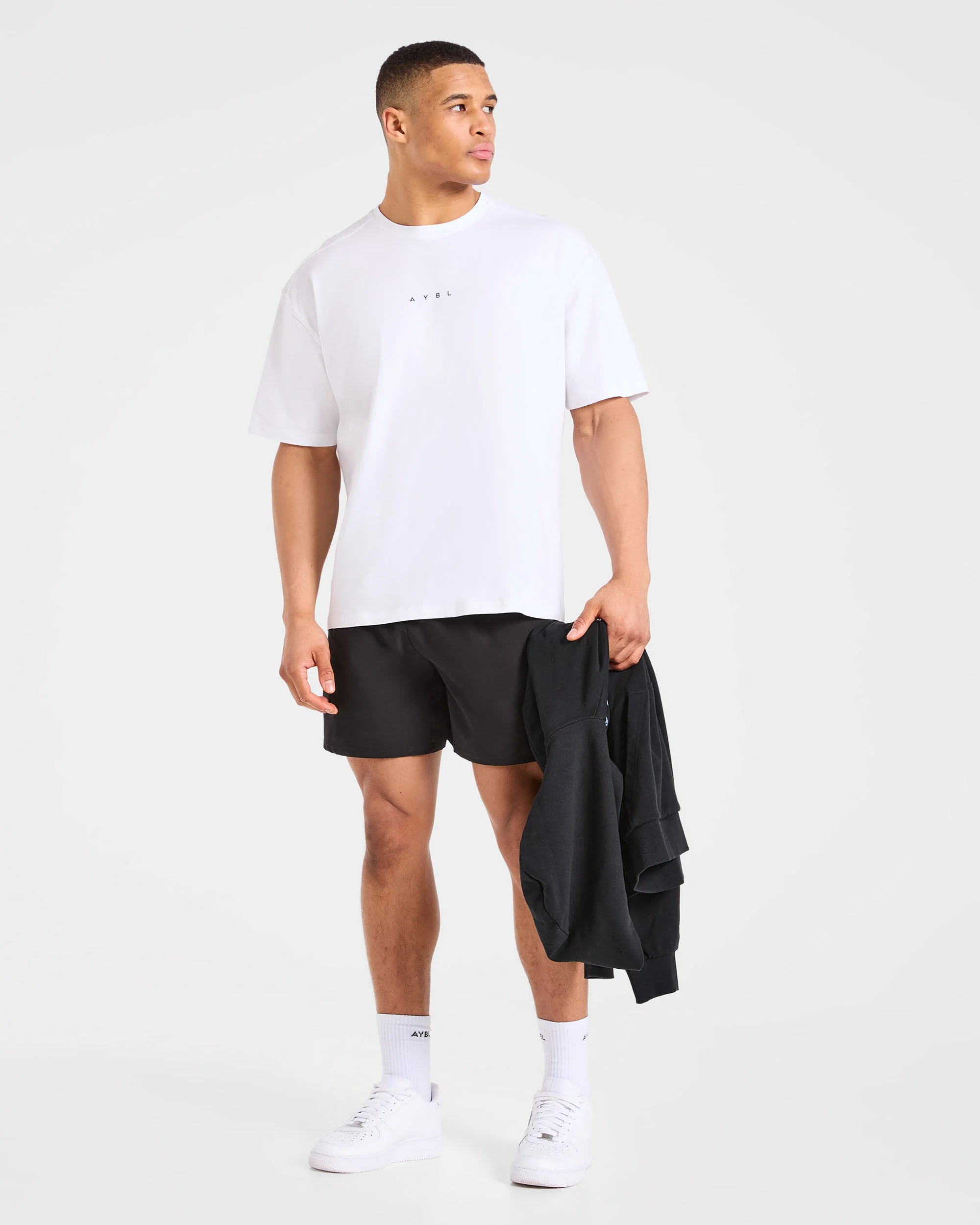 Force Oversized T Shirt - White - Image 8