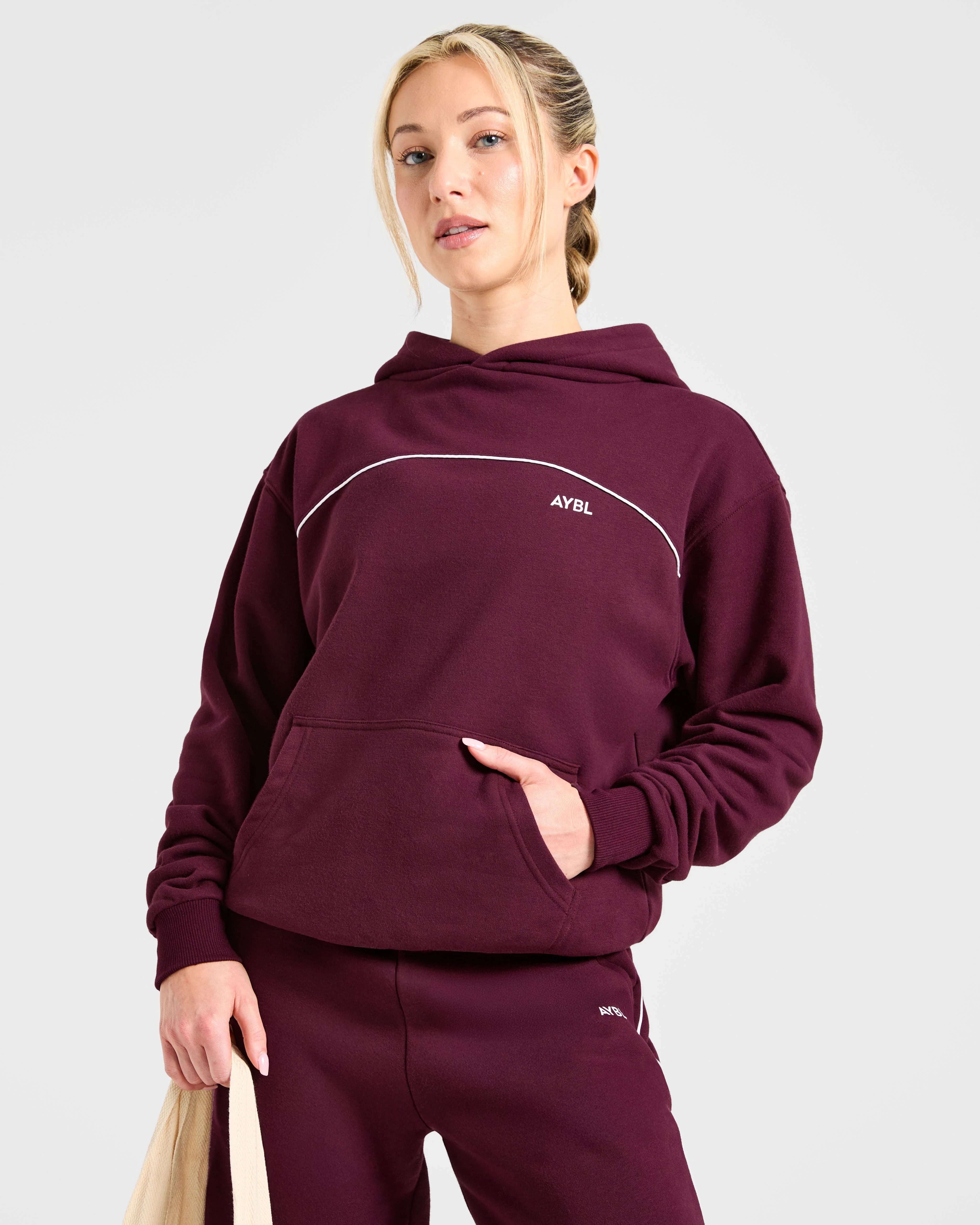 Form Hoodie - Deep Mulberry - Image 7