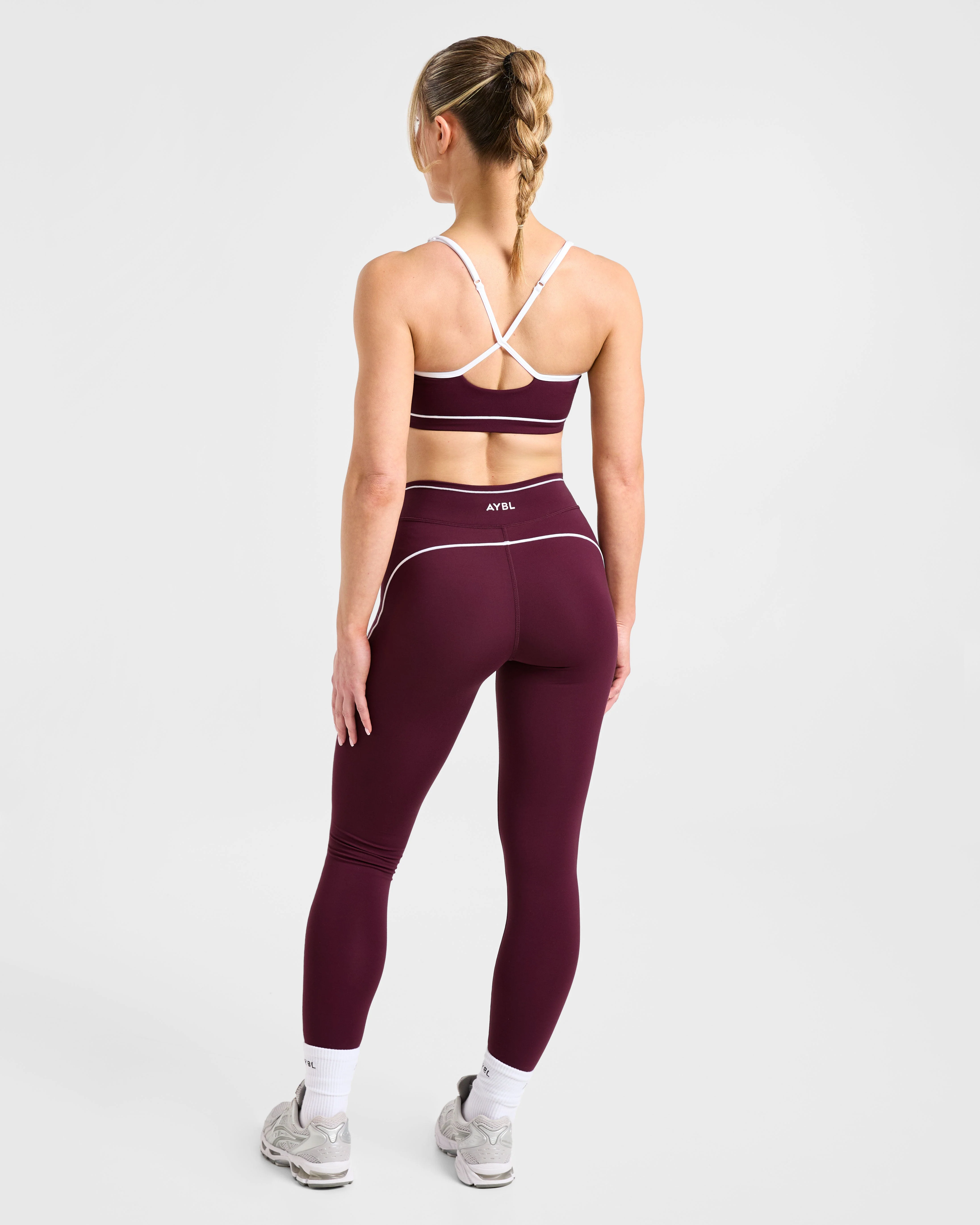 Form Sports Bra - Deep Mulberry - Image 4