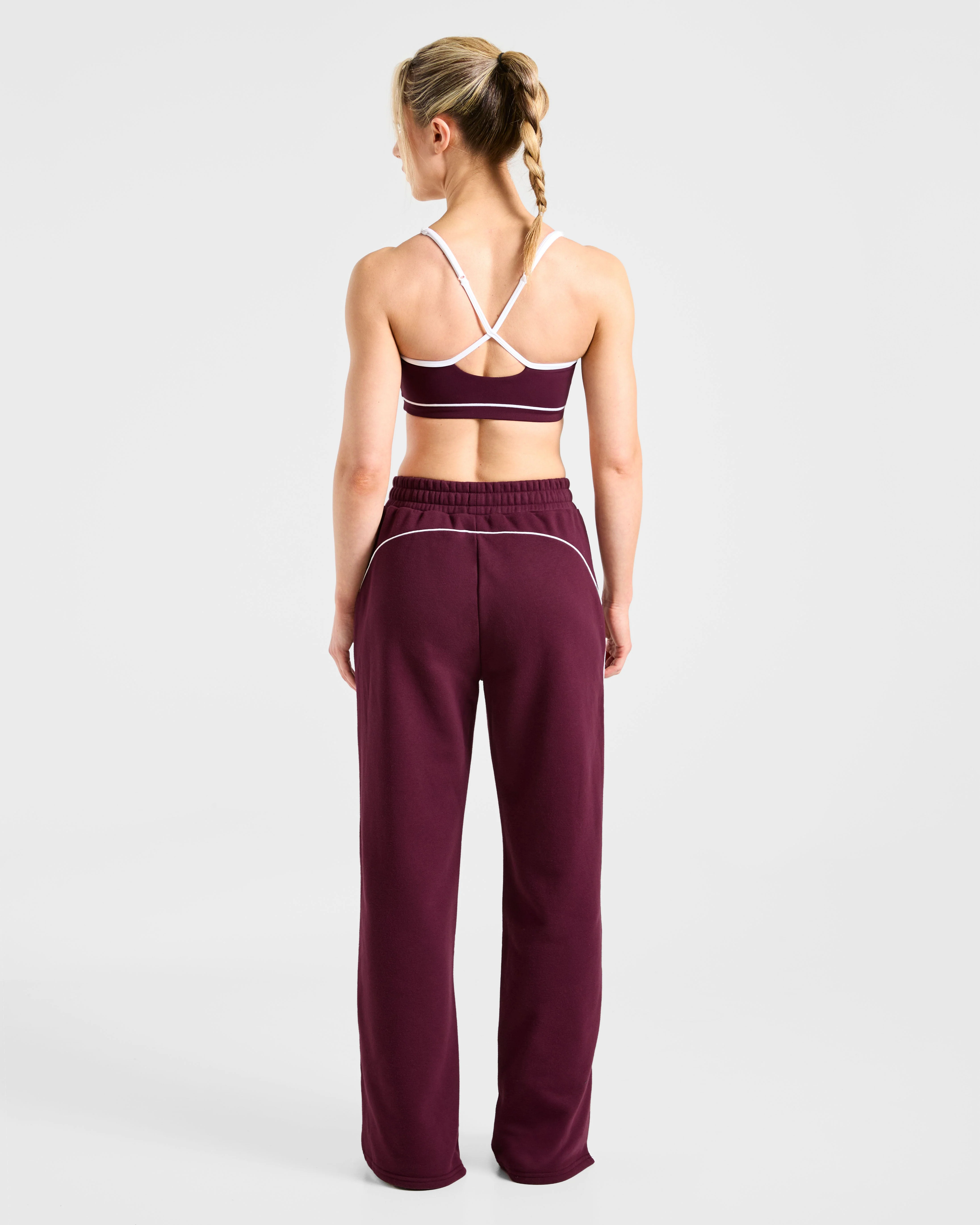 Form Straight Leg Joggers - Deep Mulberry - Image 4