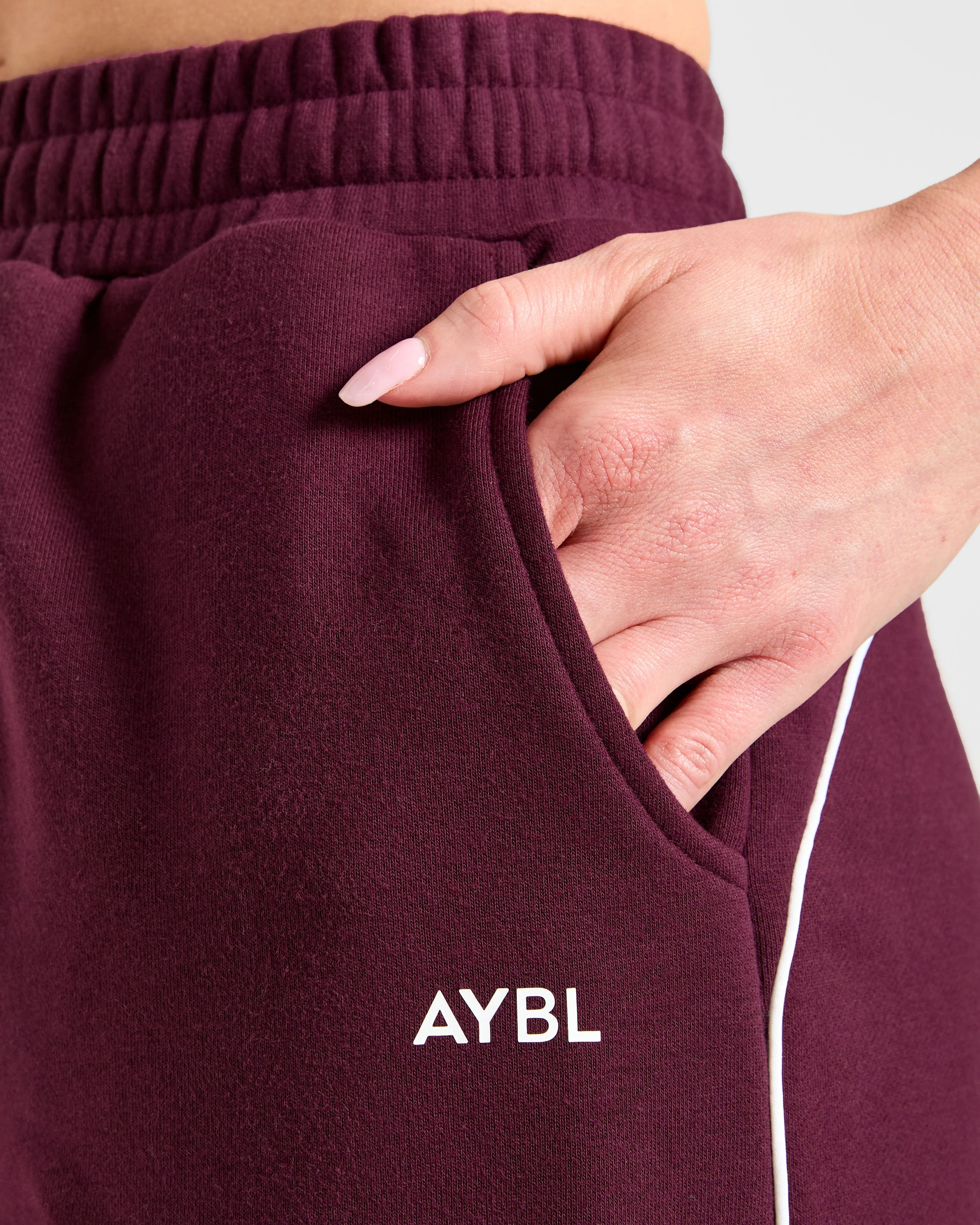 Form Straight Leg Joggers - Deep Mulberry - Image 6