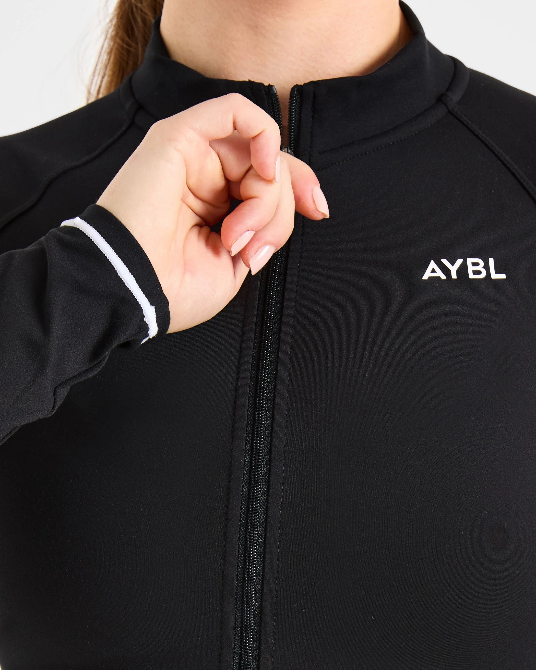 Form Zip Up Jacket - Black - Image 5