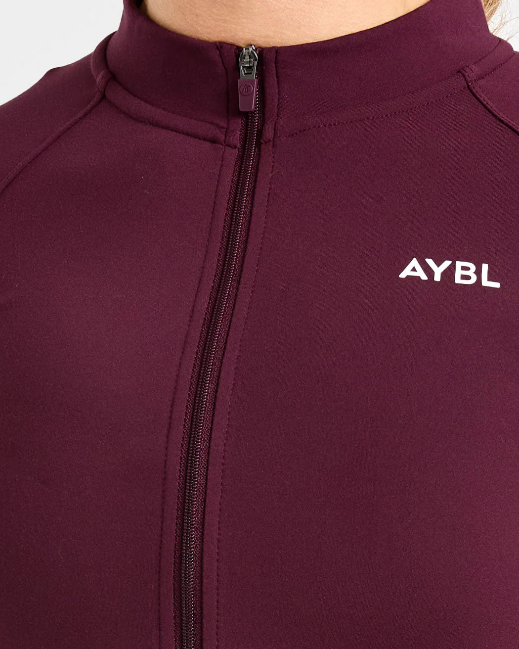 Form Zip Up Jacket - Deep Mulberry - Image 5