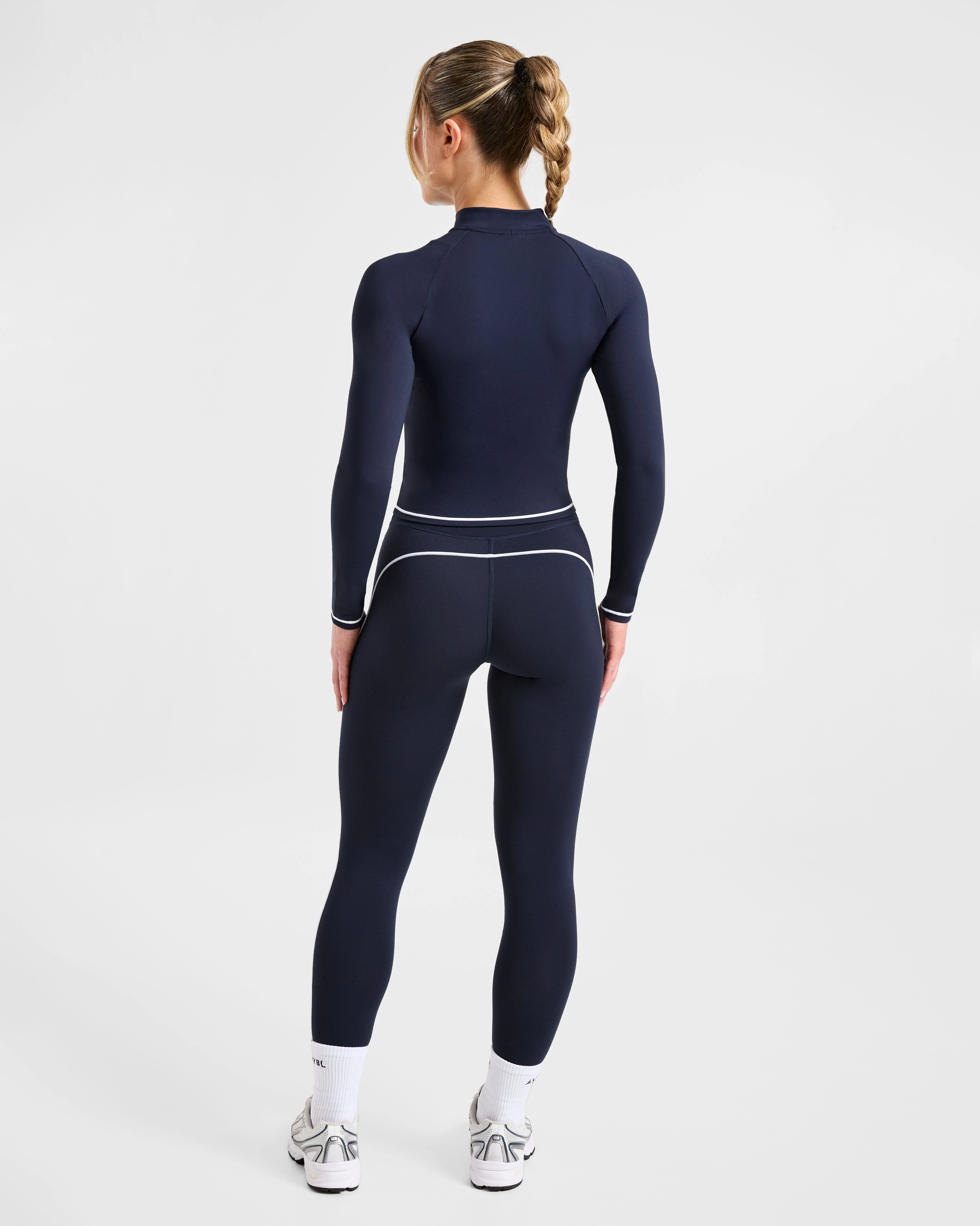 Form Zip Up Jacket - Muted Navy - Image 4