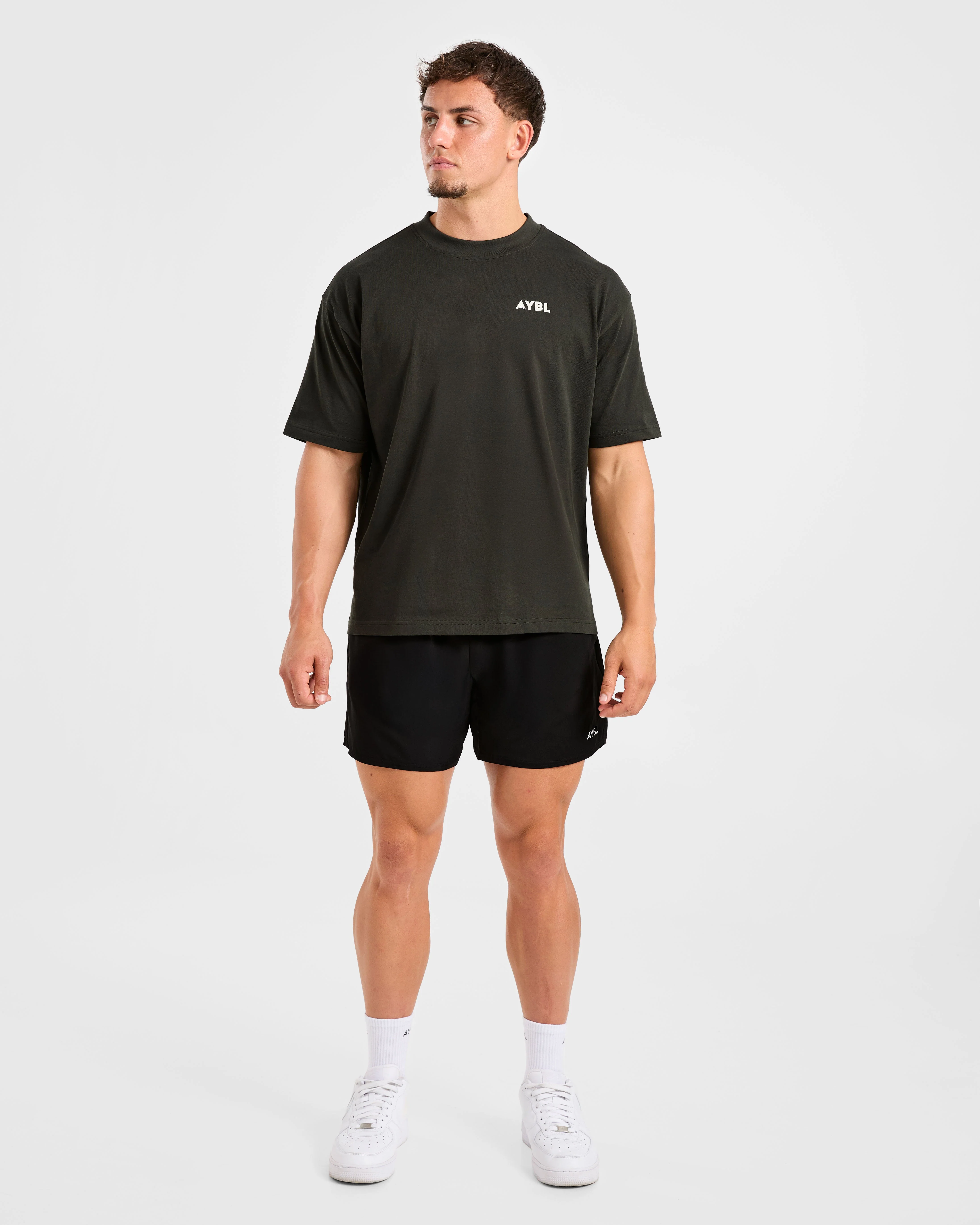 Future Fitness Oversized T Shirt - Charcoal/Mauve - Image 3