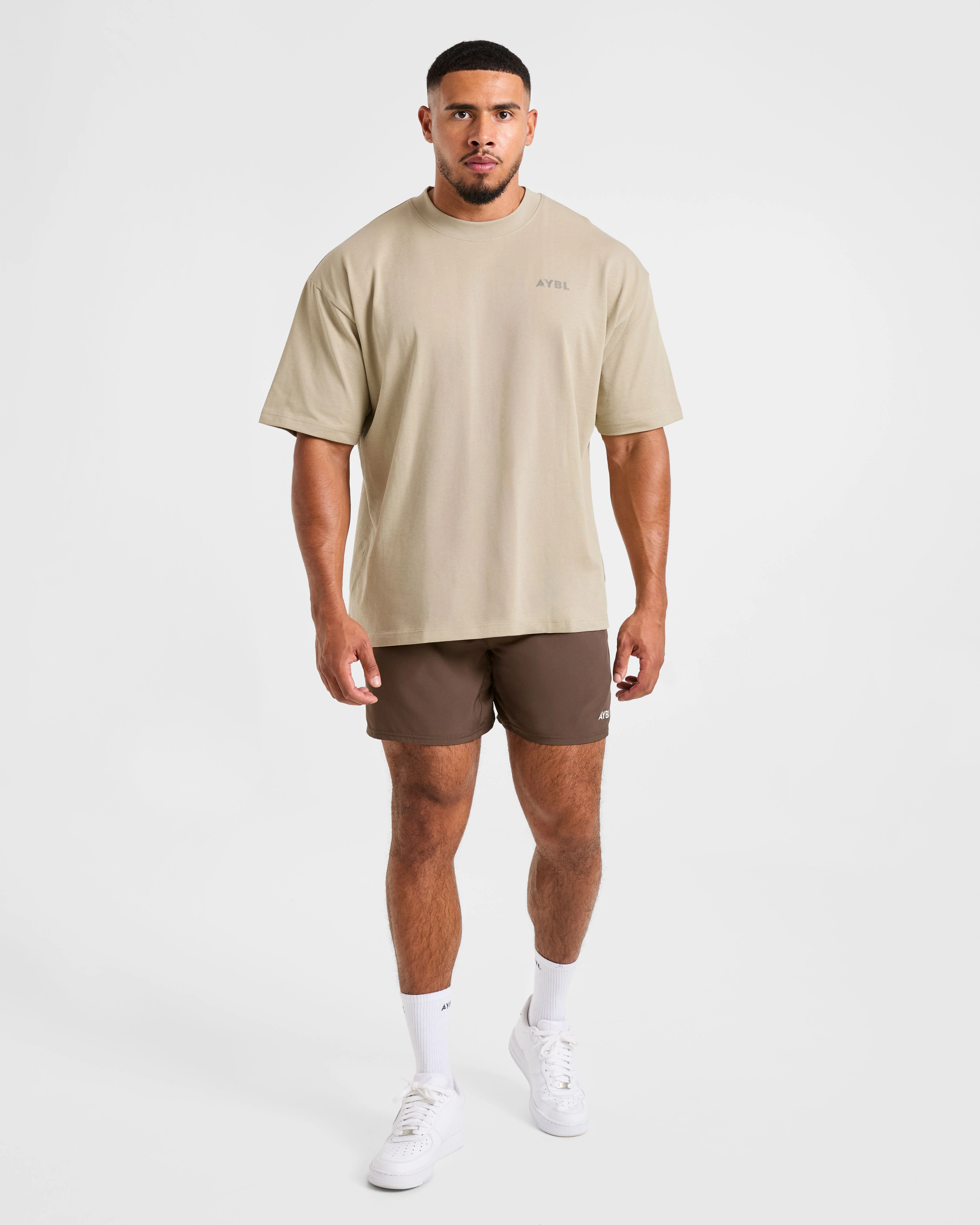 Future Fitness Oversized T Shirt - Dusty Sand - Image 3