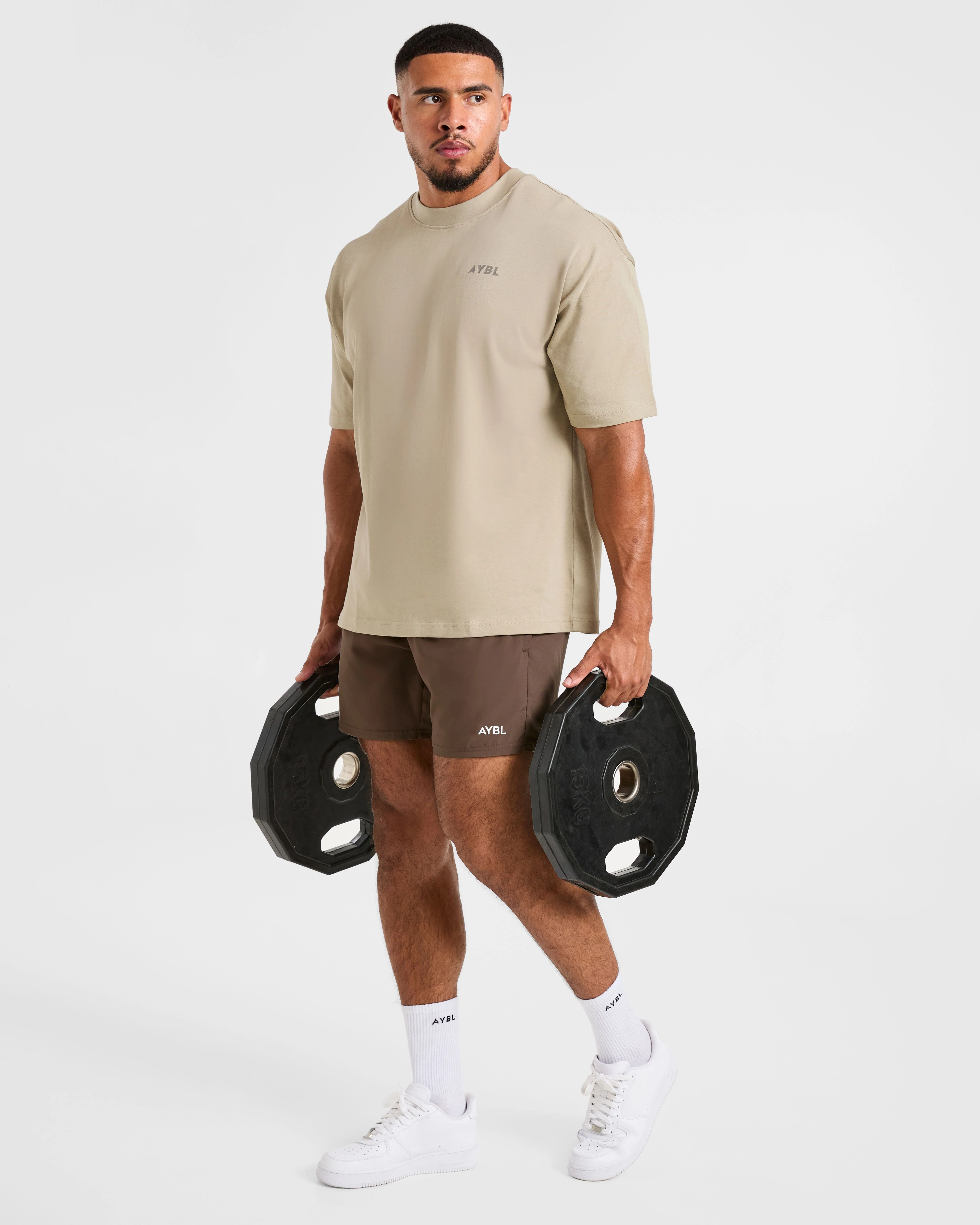 Future Fitness Oversized T Shirt - Dusty Sand - Image 7