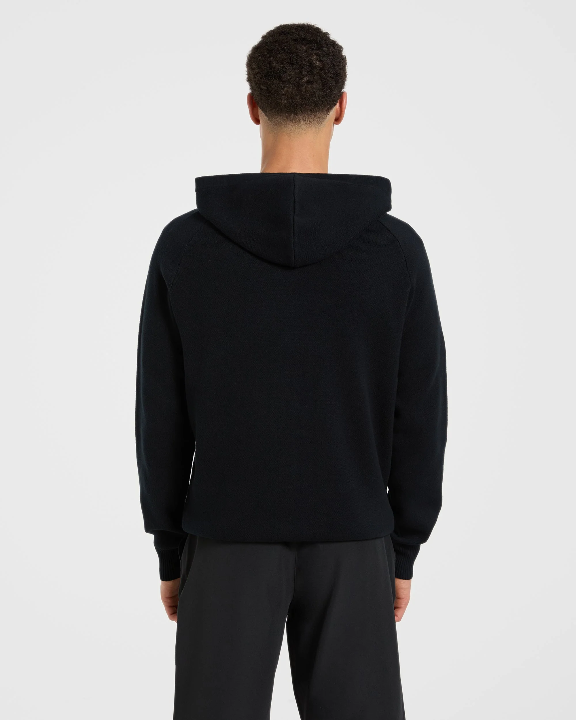 Golf Club Knitted Hoodie - Black - Image 2