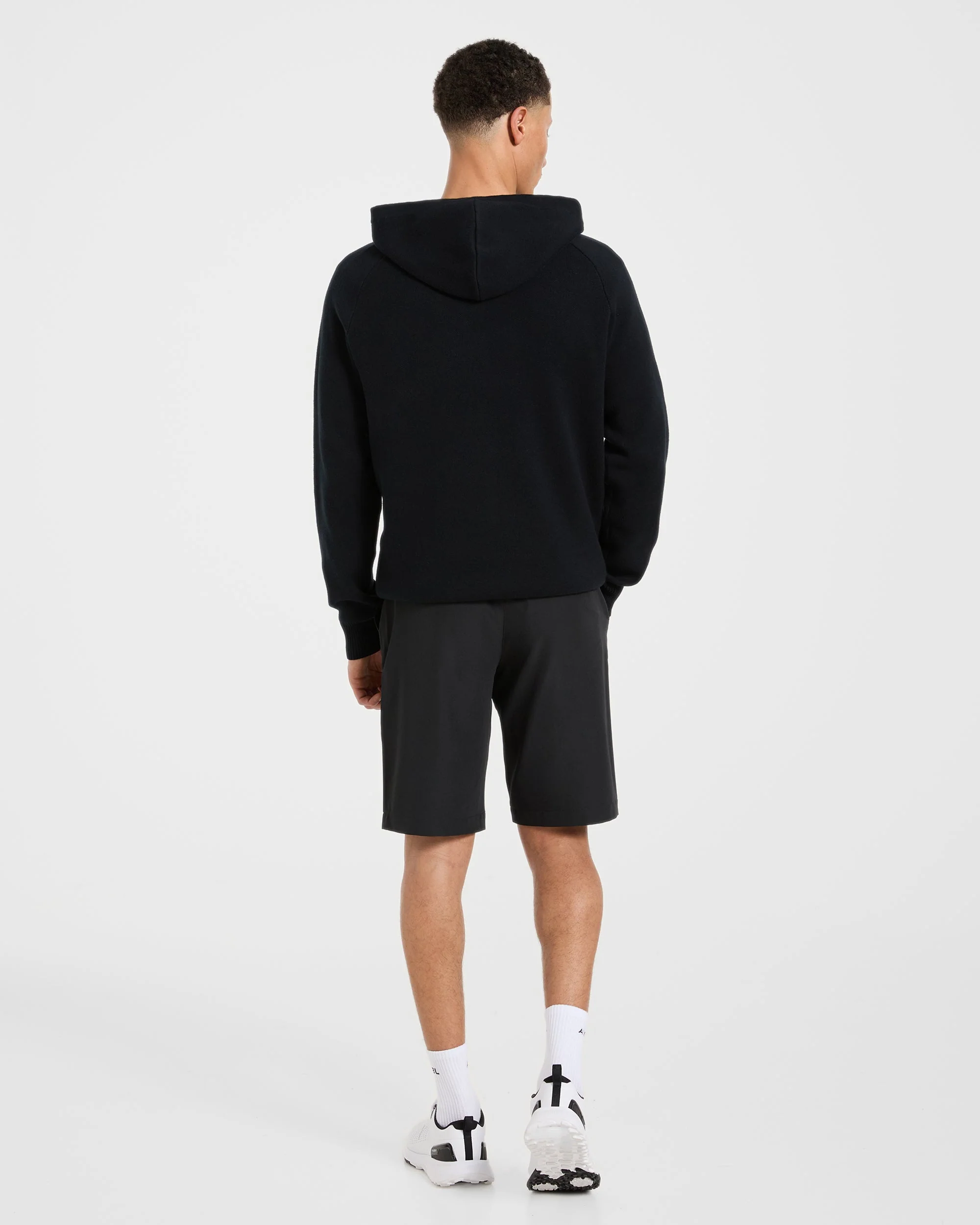 Golf Club Knitted Hoodie - Black - Image 4