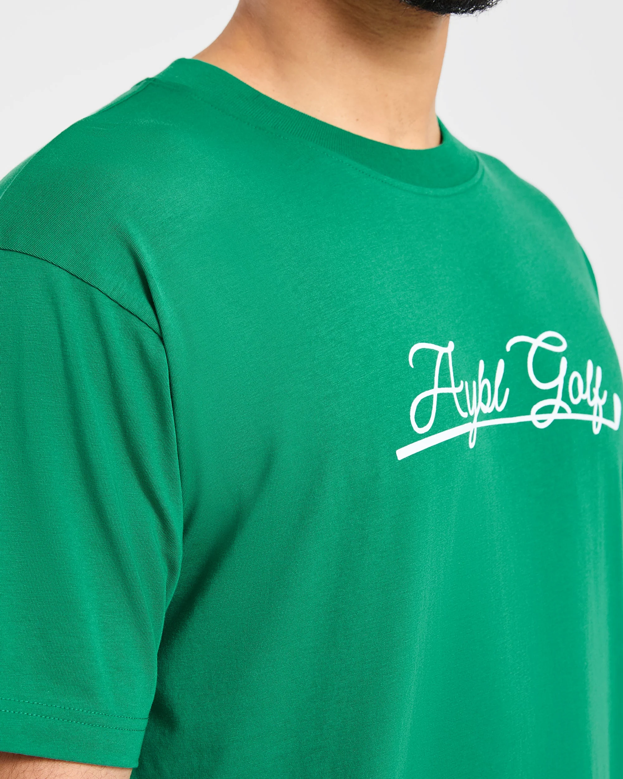 Golf Club T Shirt - Rye Green/Cream - Image 6