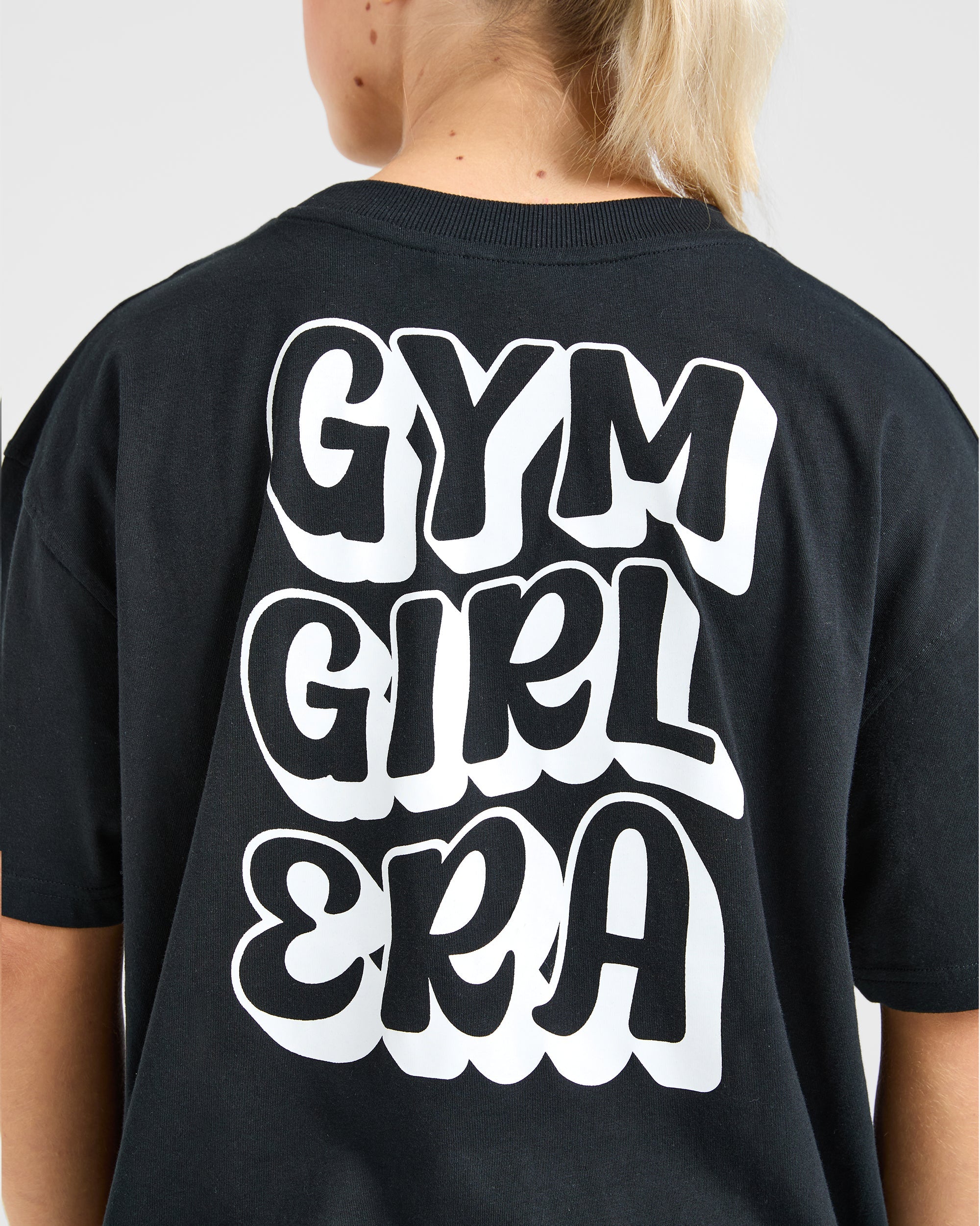 Gym Girl Era Oversized T Shirt - Black - Image 5
