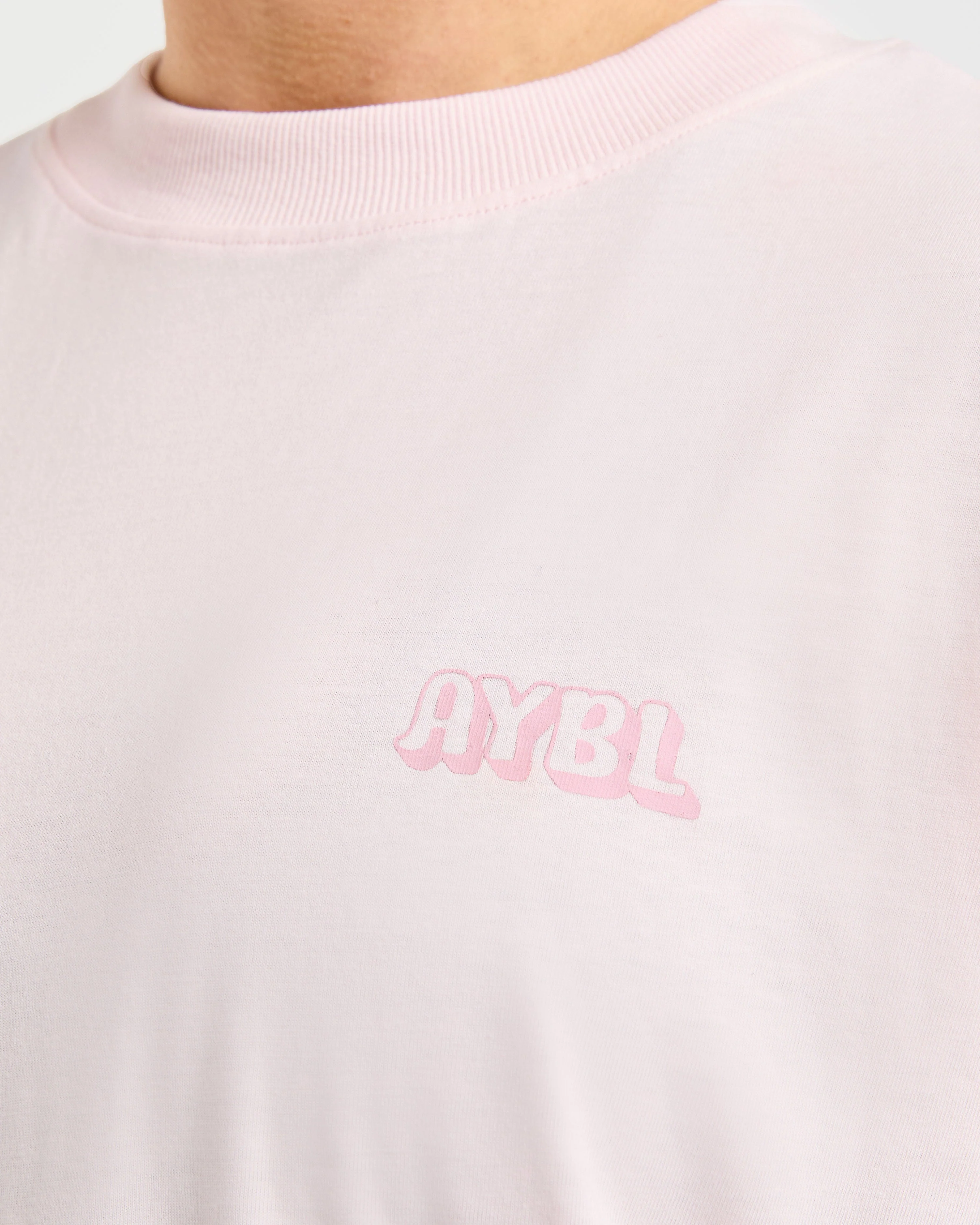 Gym Girl Era Oversized T Shirt - Pink - Image 5