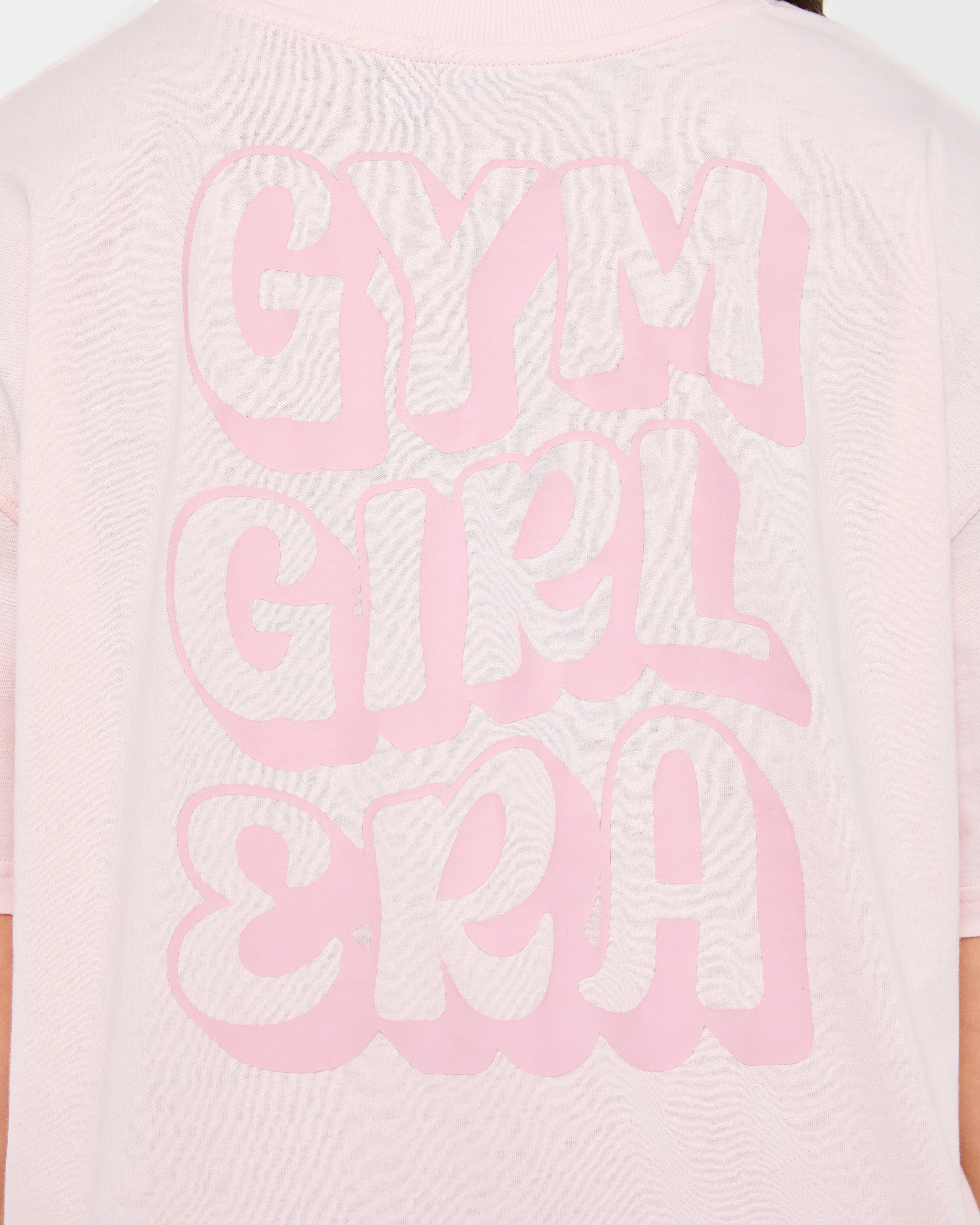 Gym Girl Era Oversized T Shirt - Pink - Image 6