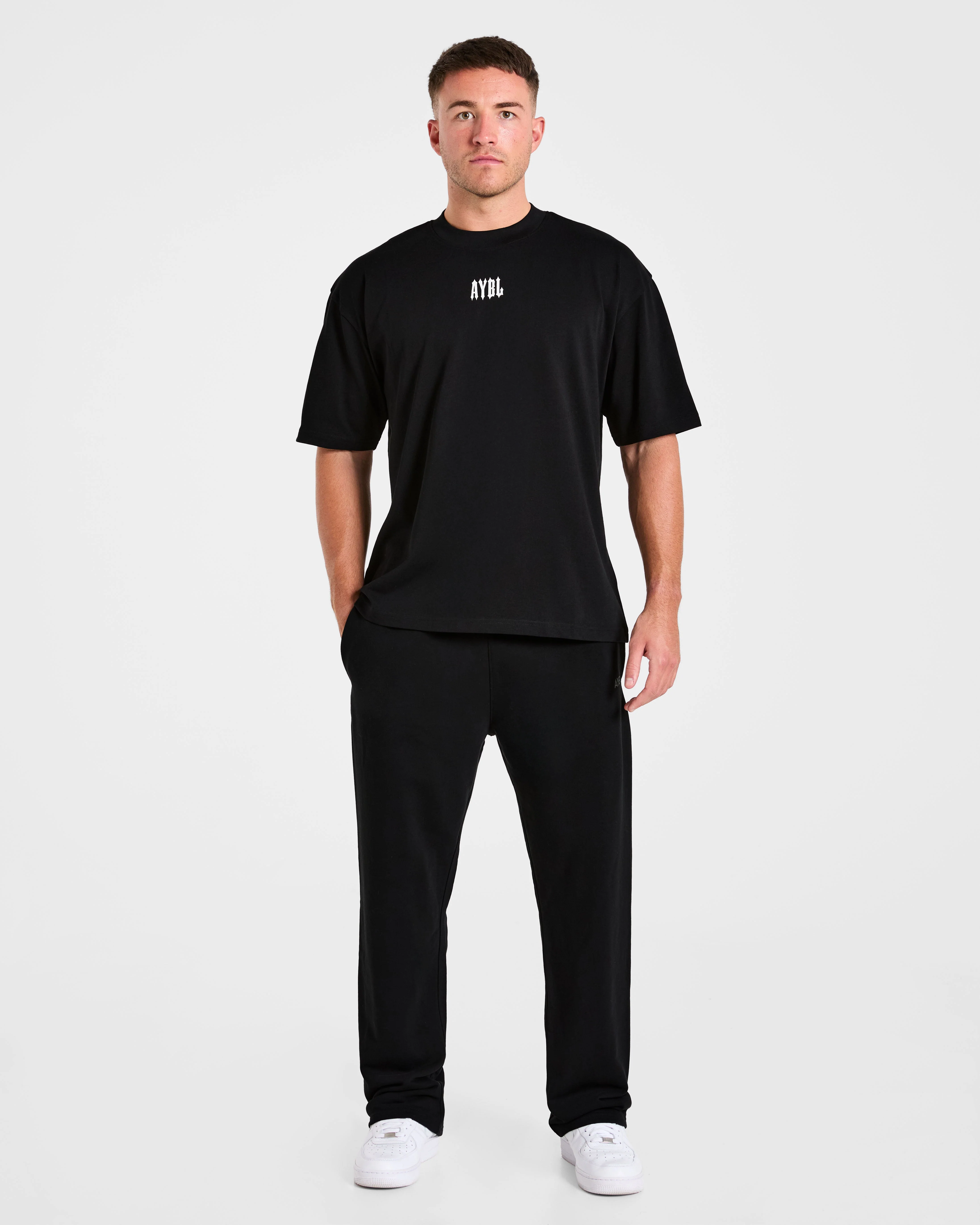 Hunt Your Goals Oversized T Shirt - Black - Image 3