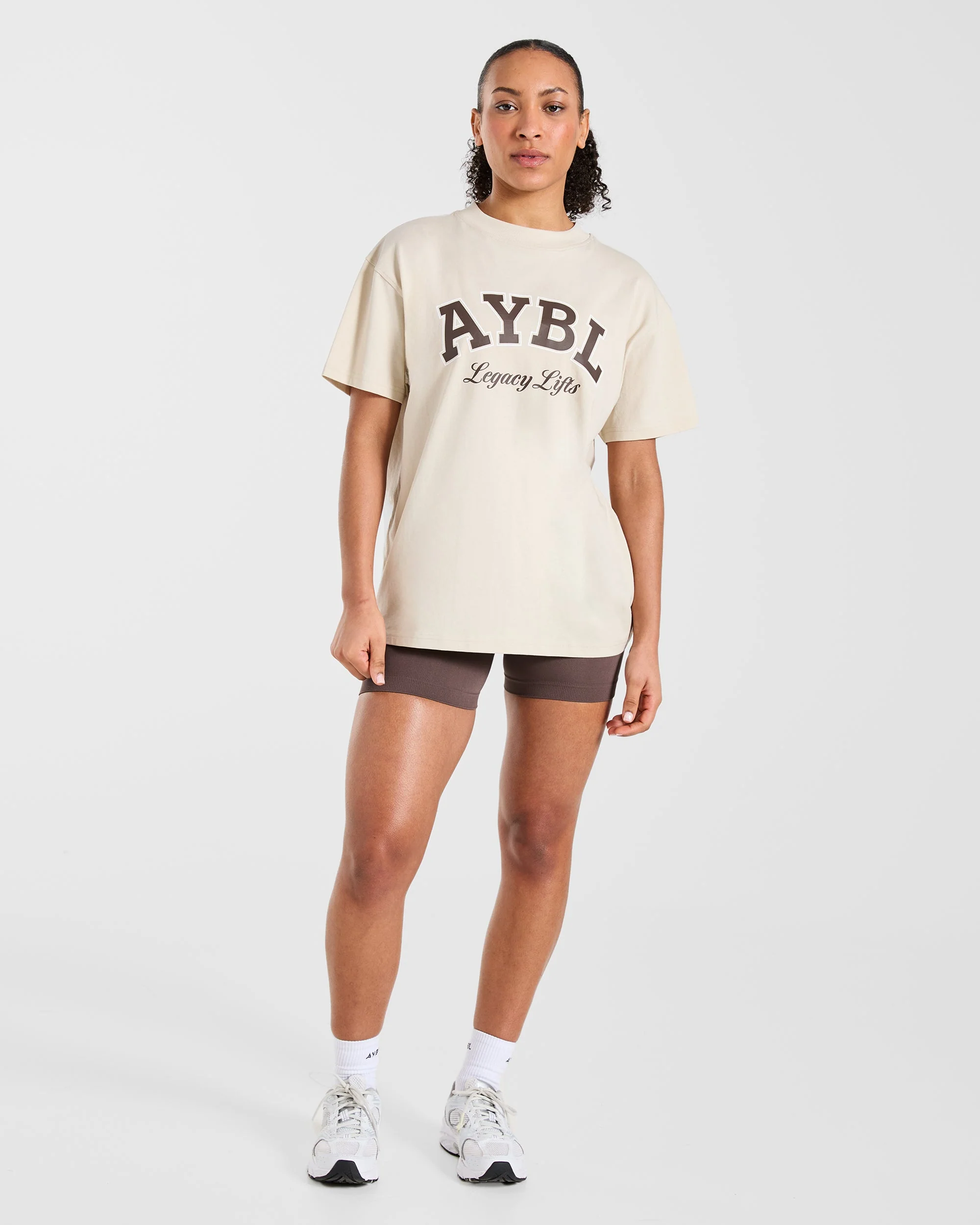 Legacy Lifts Oversized T Shirt - Beige - Image 3