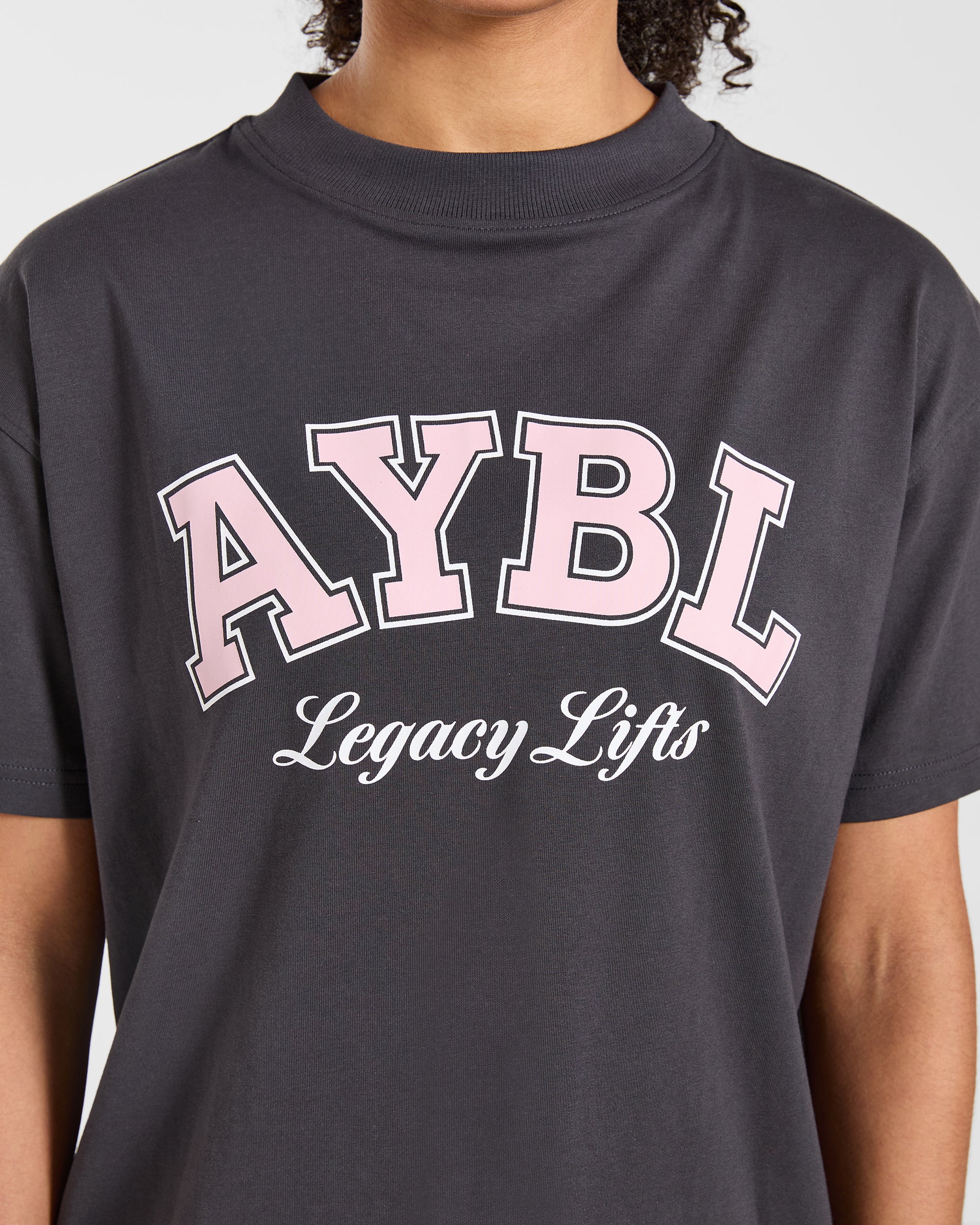 Legacy Lifts Oversized T Shirt - Charcoal - Image 5
