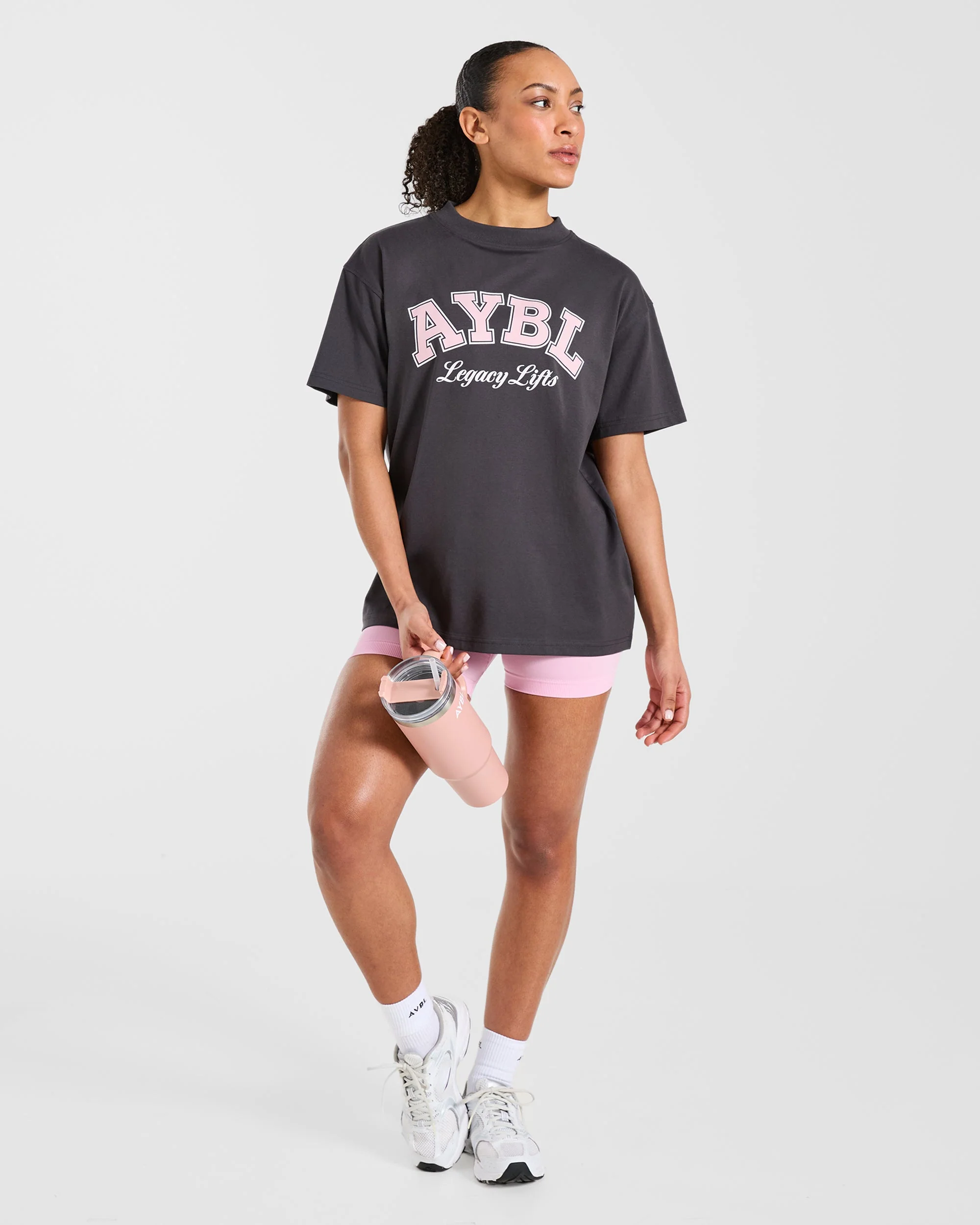Legacy Lifts Oversized T Shirt - Charcoal - Image 7
