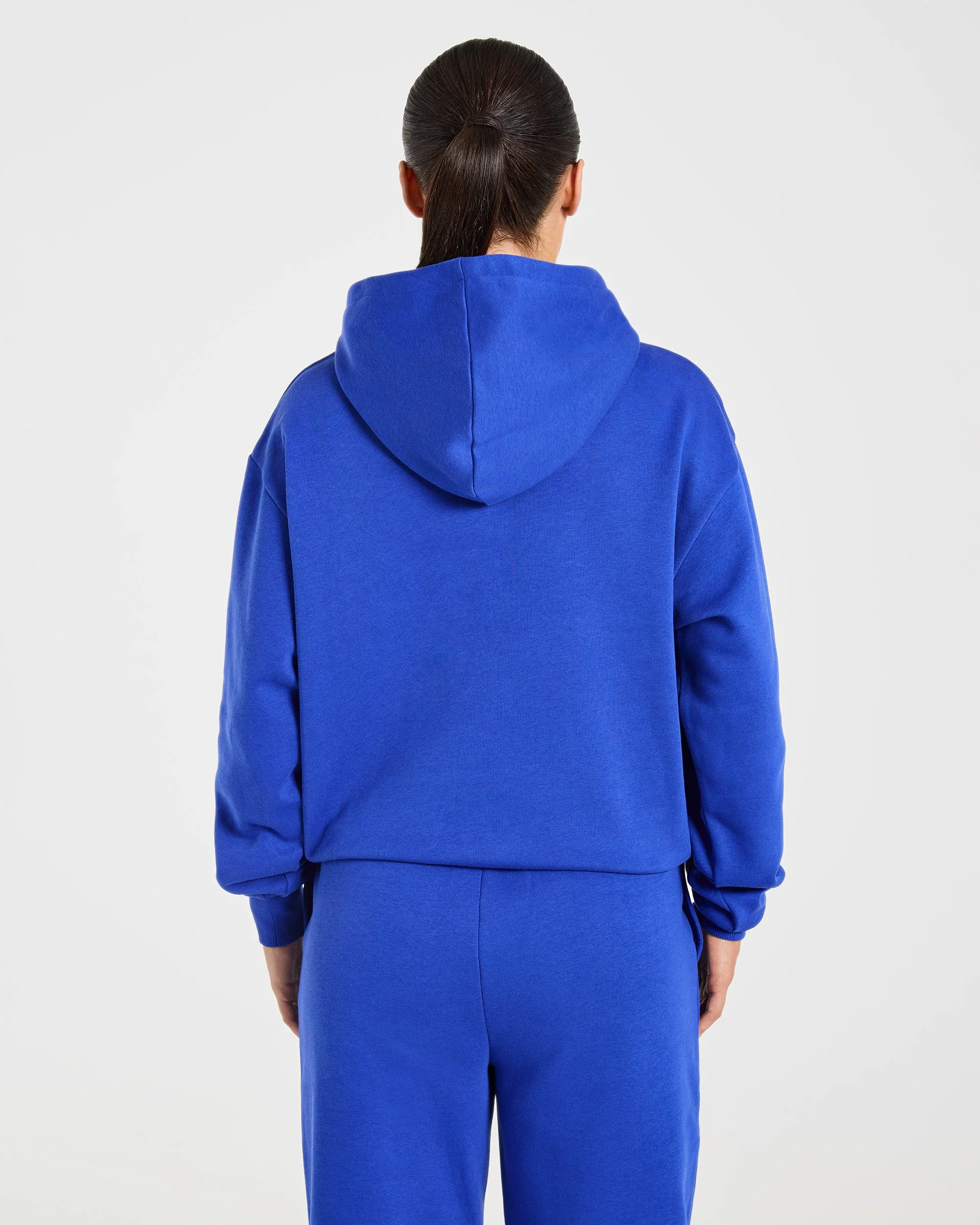 Lifestyle Oversized Hoodie - Cobalt - Image 2