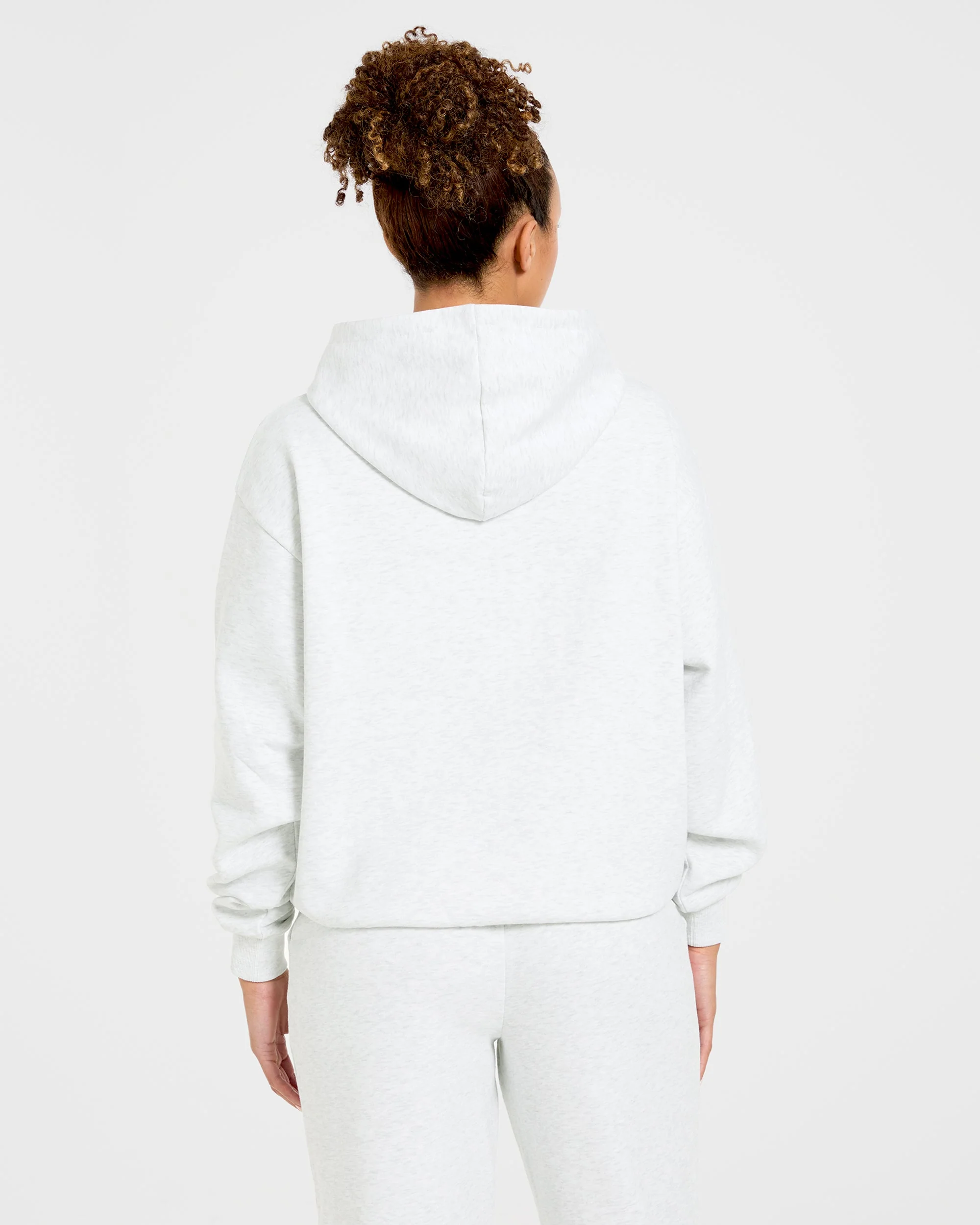Lifestyle Oversized Hoodie - Heather Grey - Image 2