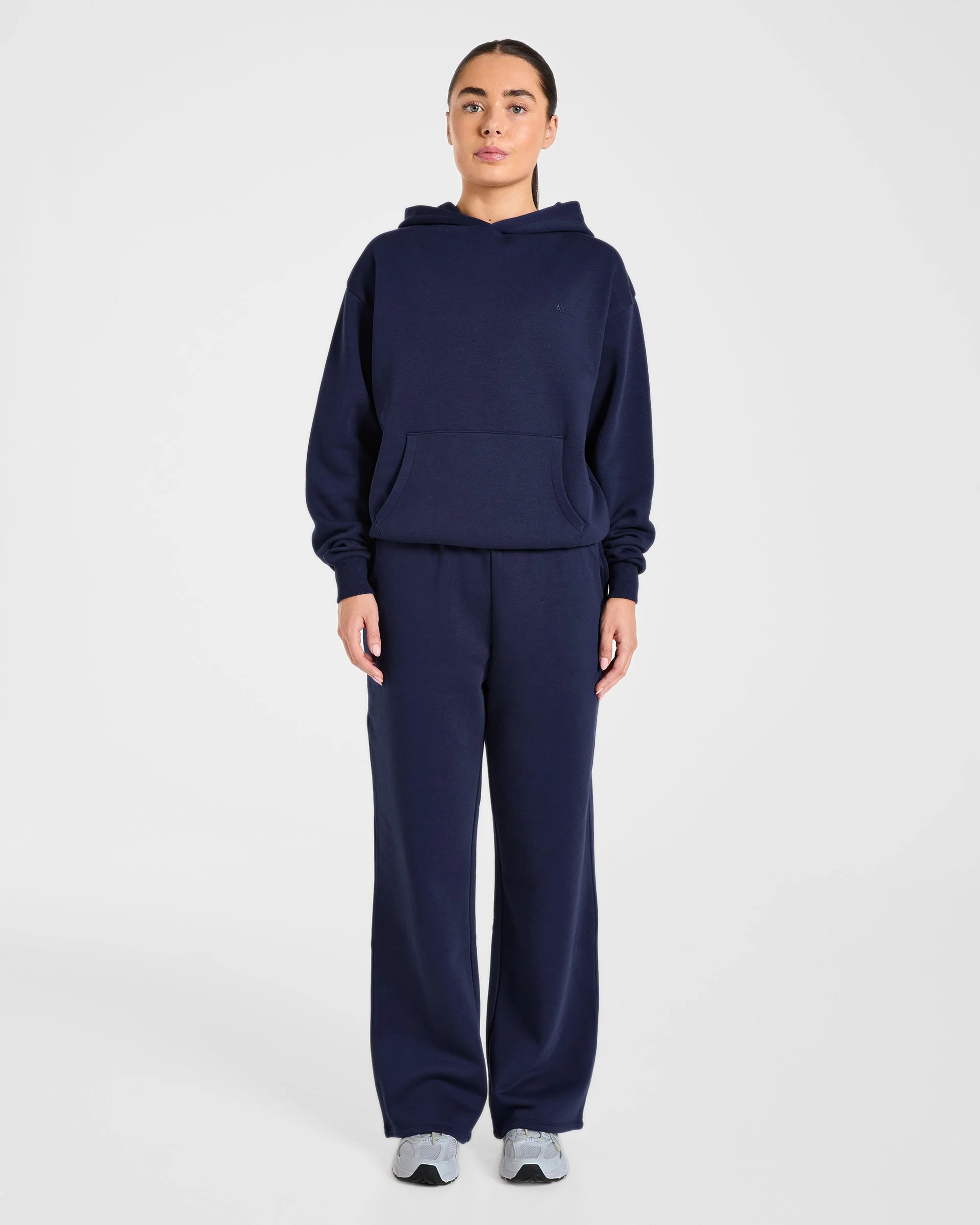 Lifestyle Oversized Hoodie - Navy - Image 3