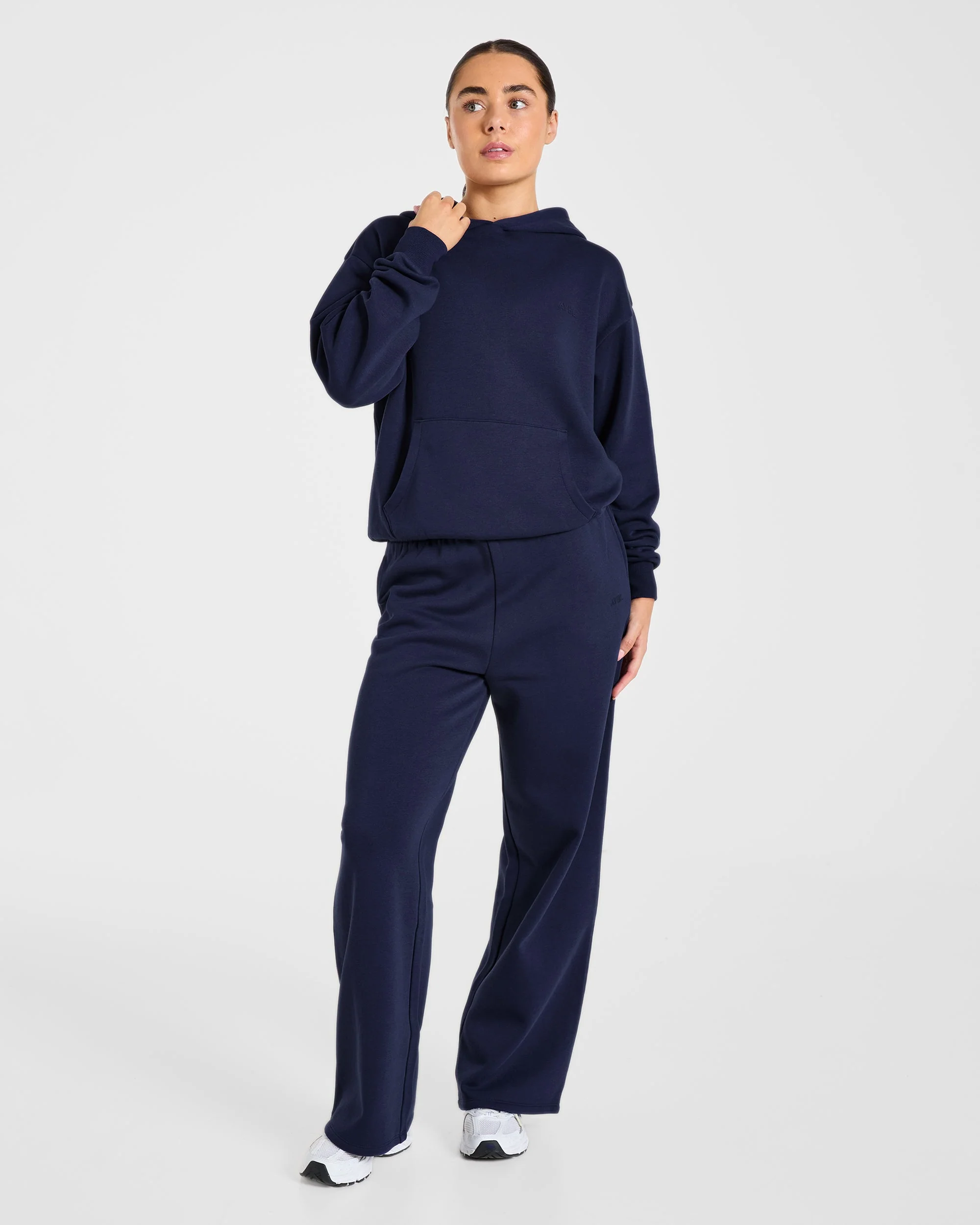 Lifestyle Oversized Hoodie - Navy - Image 8