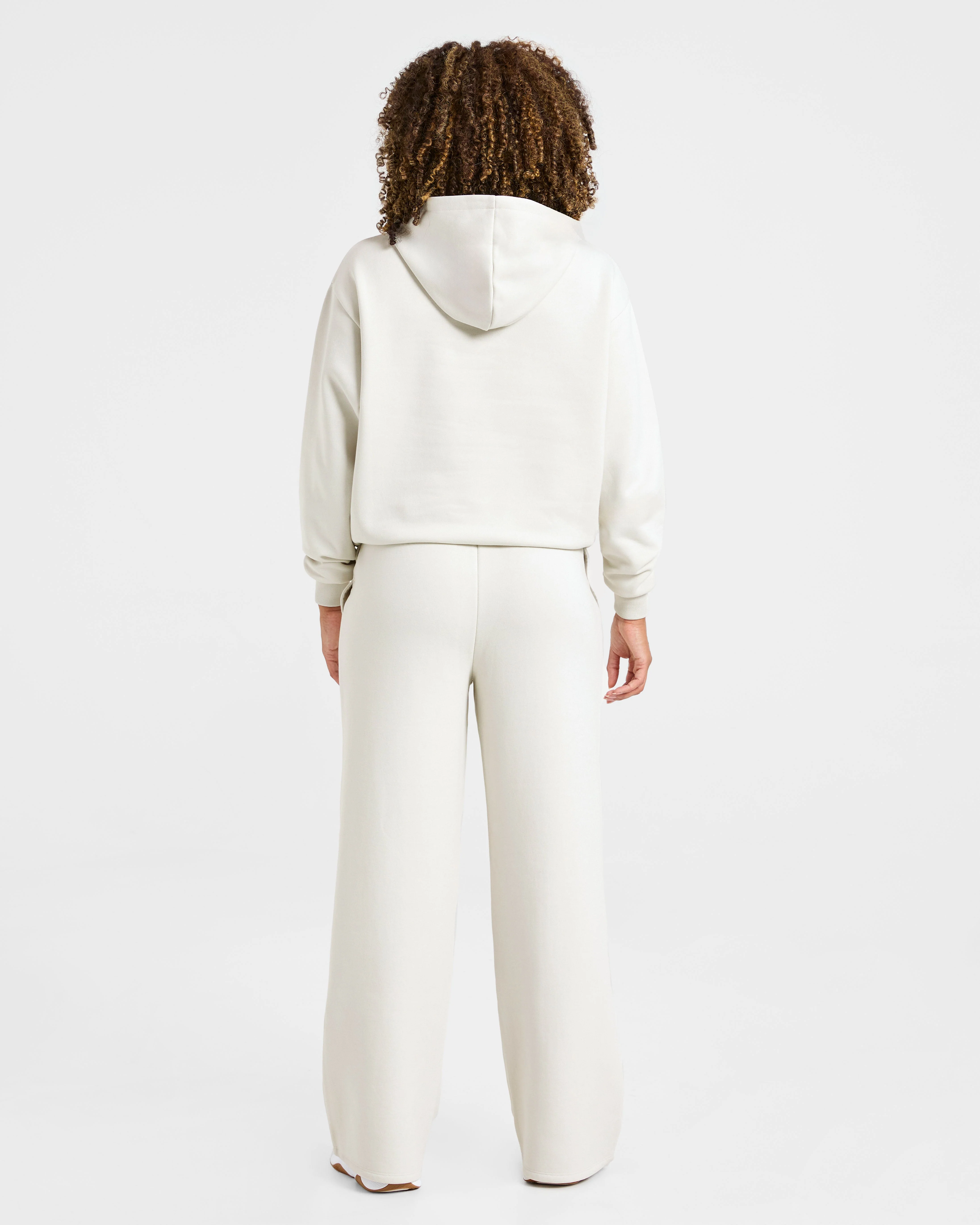 Lifestyle Oversized Hoodie - Off White - Image 4