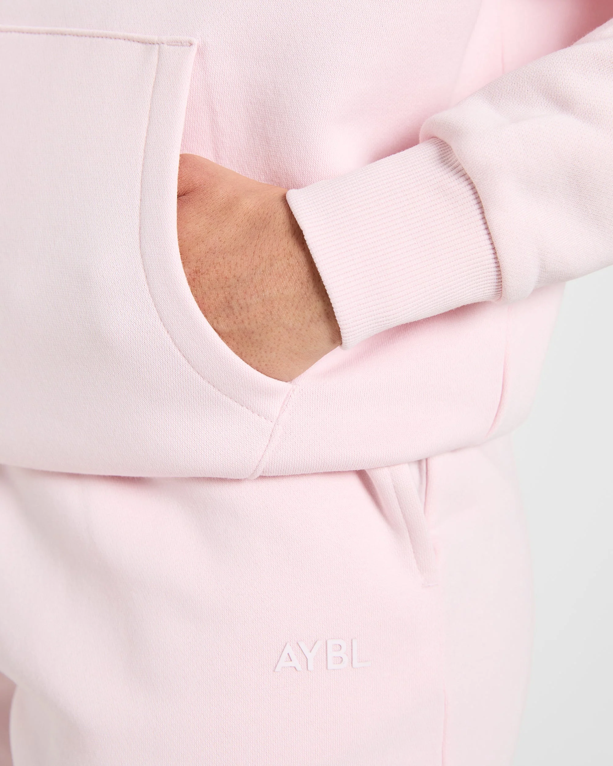 Lifestyle Oversized Hoodie - Pastel Pink - Image 6