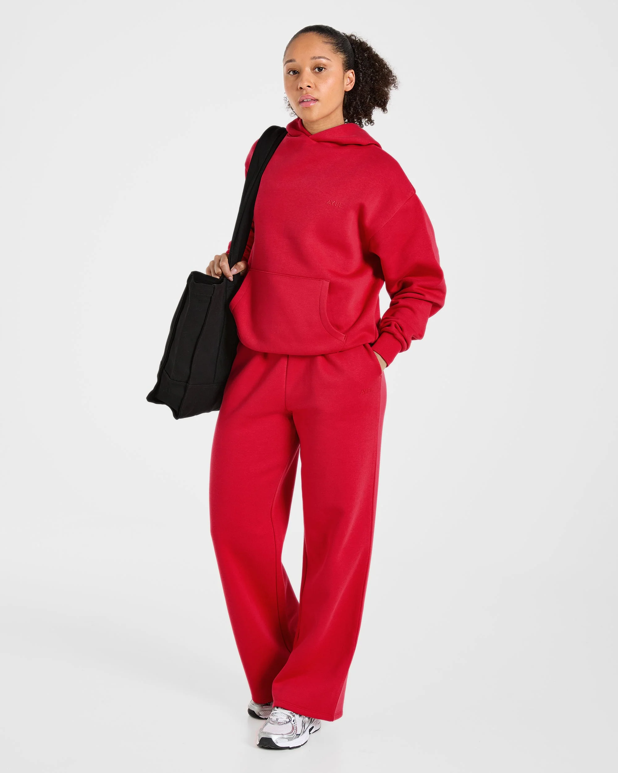 Lifestyle Oversized Hoodie - Red - Image 7
