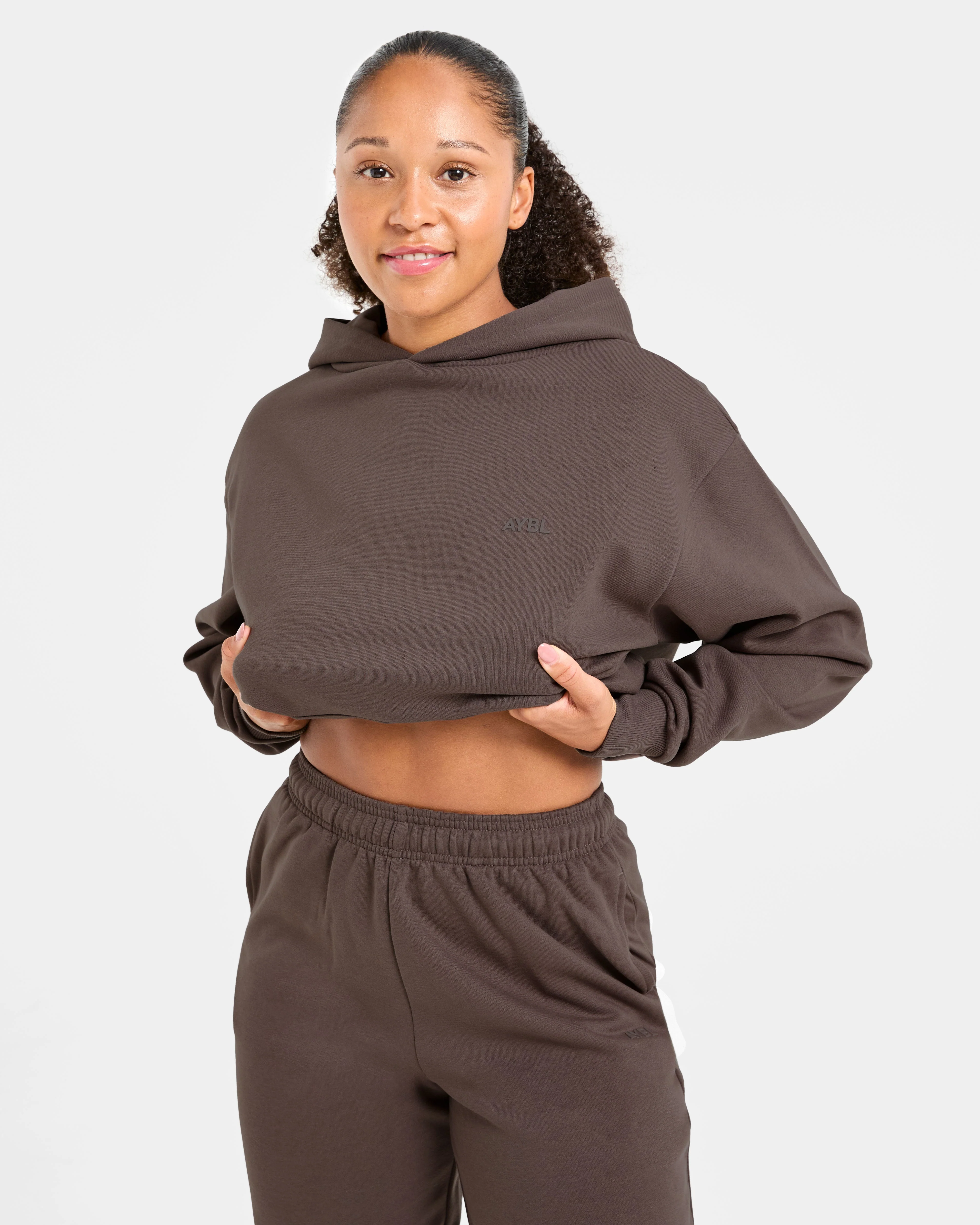 Lifestyle Oversized Hoodie - Umber Brown - Image 7