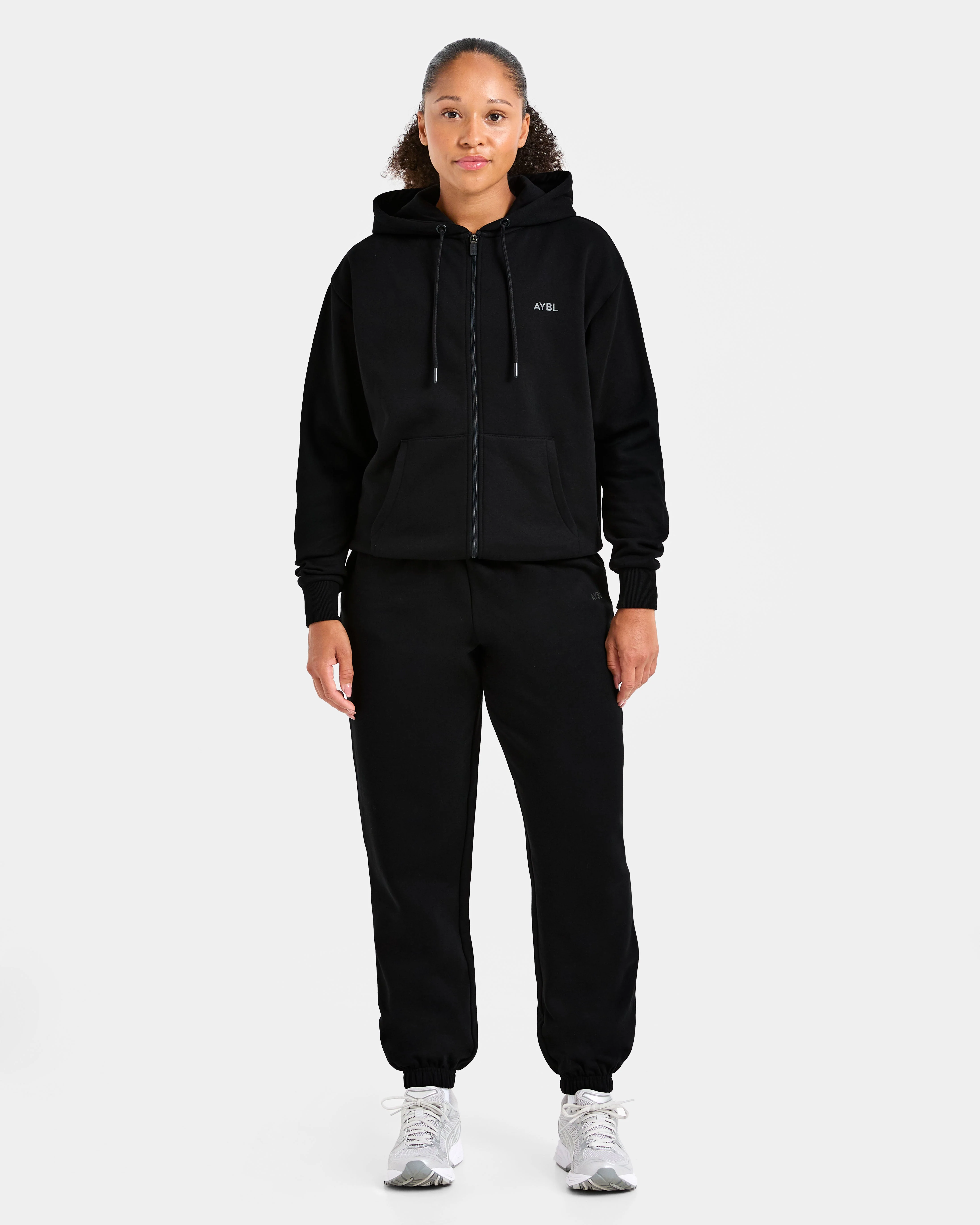 Lifestyle Oversized Joggers - Black - Image 3