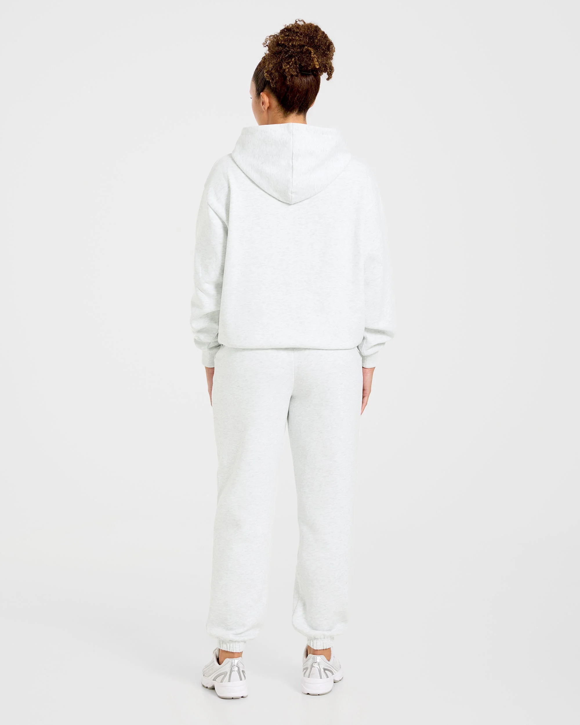Lifestyle Oversized Joggers - Heather Grey - Image 4