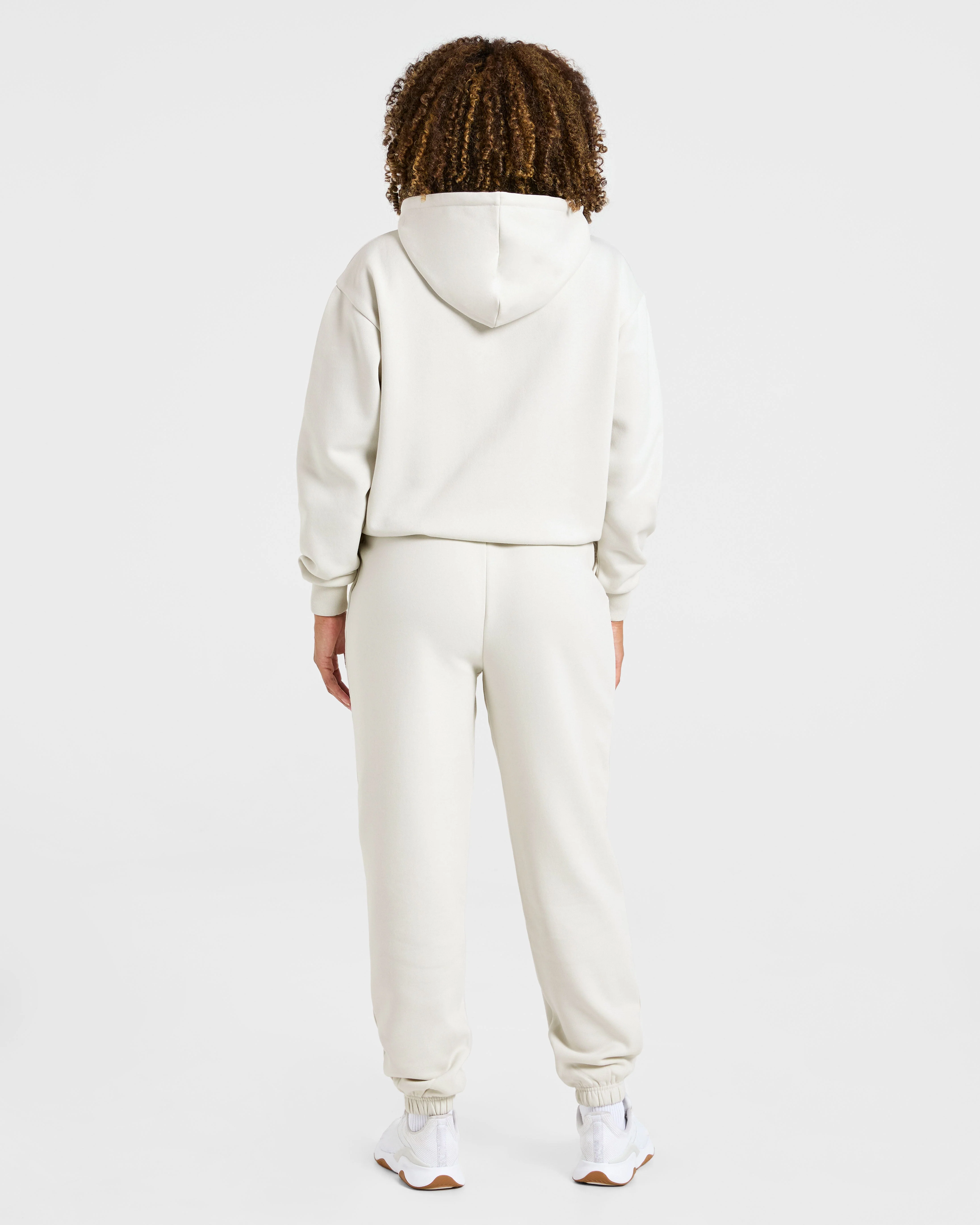 Lifestyle Oversized Joggers - Off White - Image 4