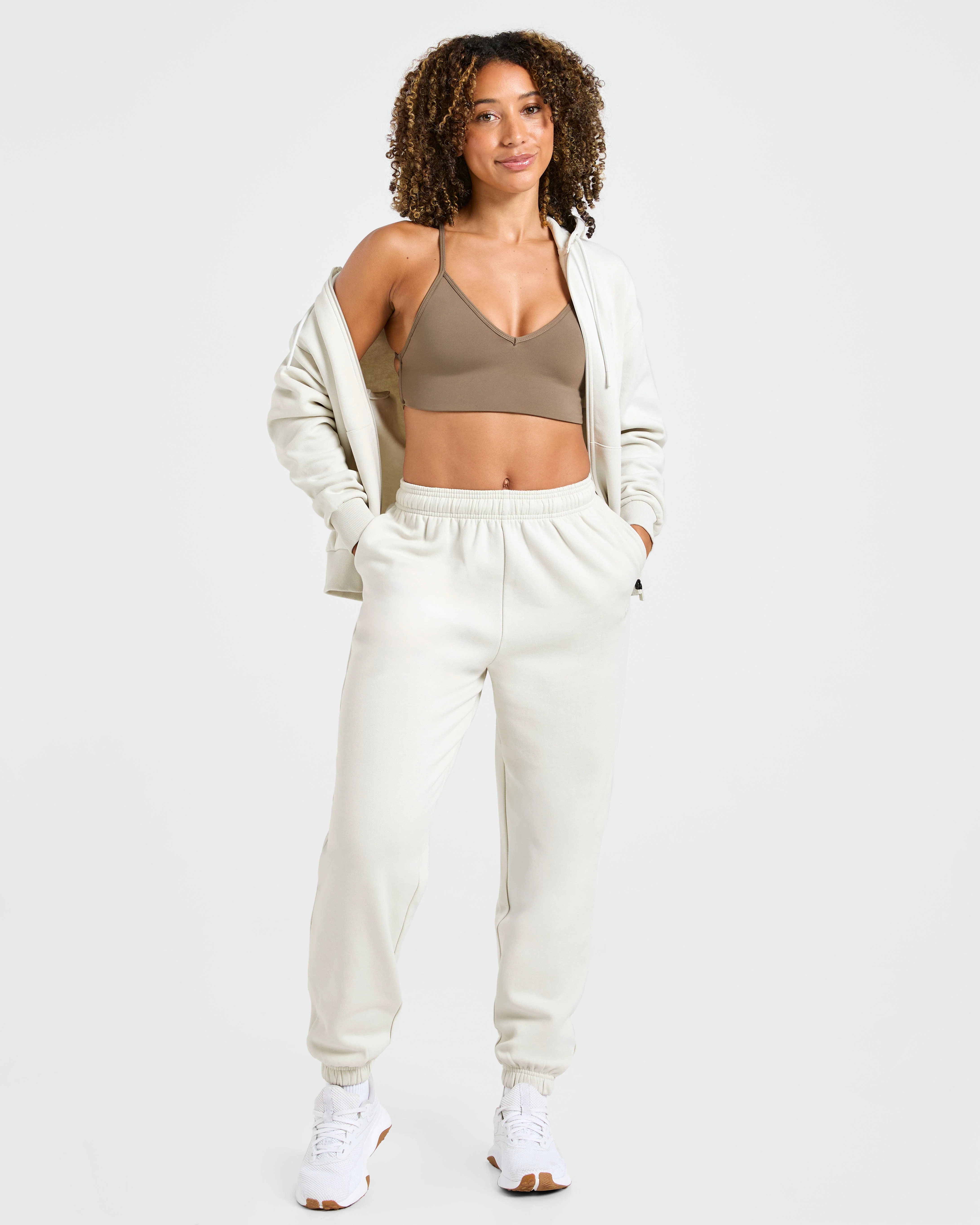 Lifestyle Oversized Joggers - Off White - Image 7