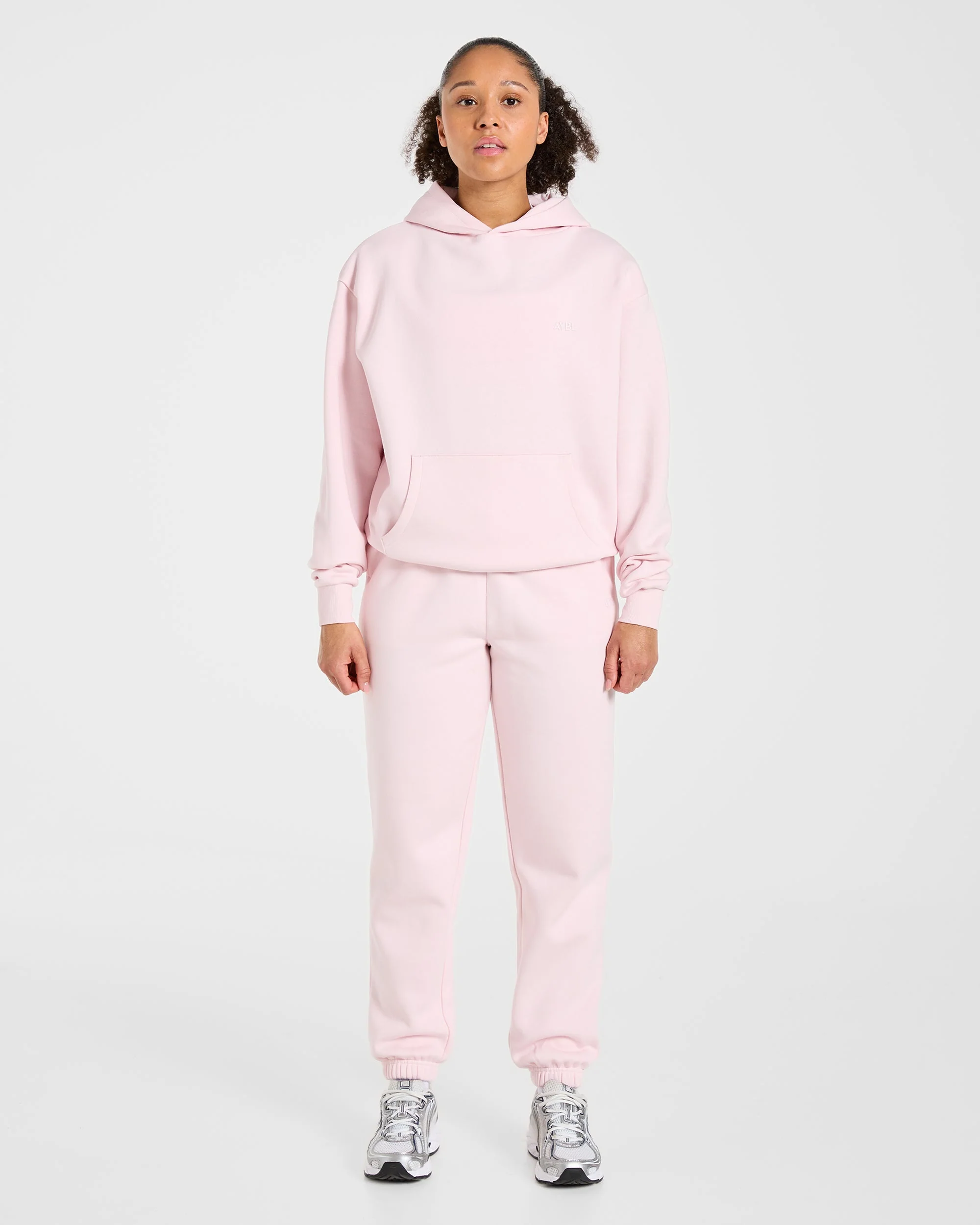 Lifestyle Oversized Joggers - Pastel Pink - Image 3