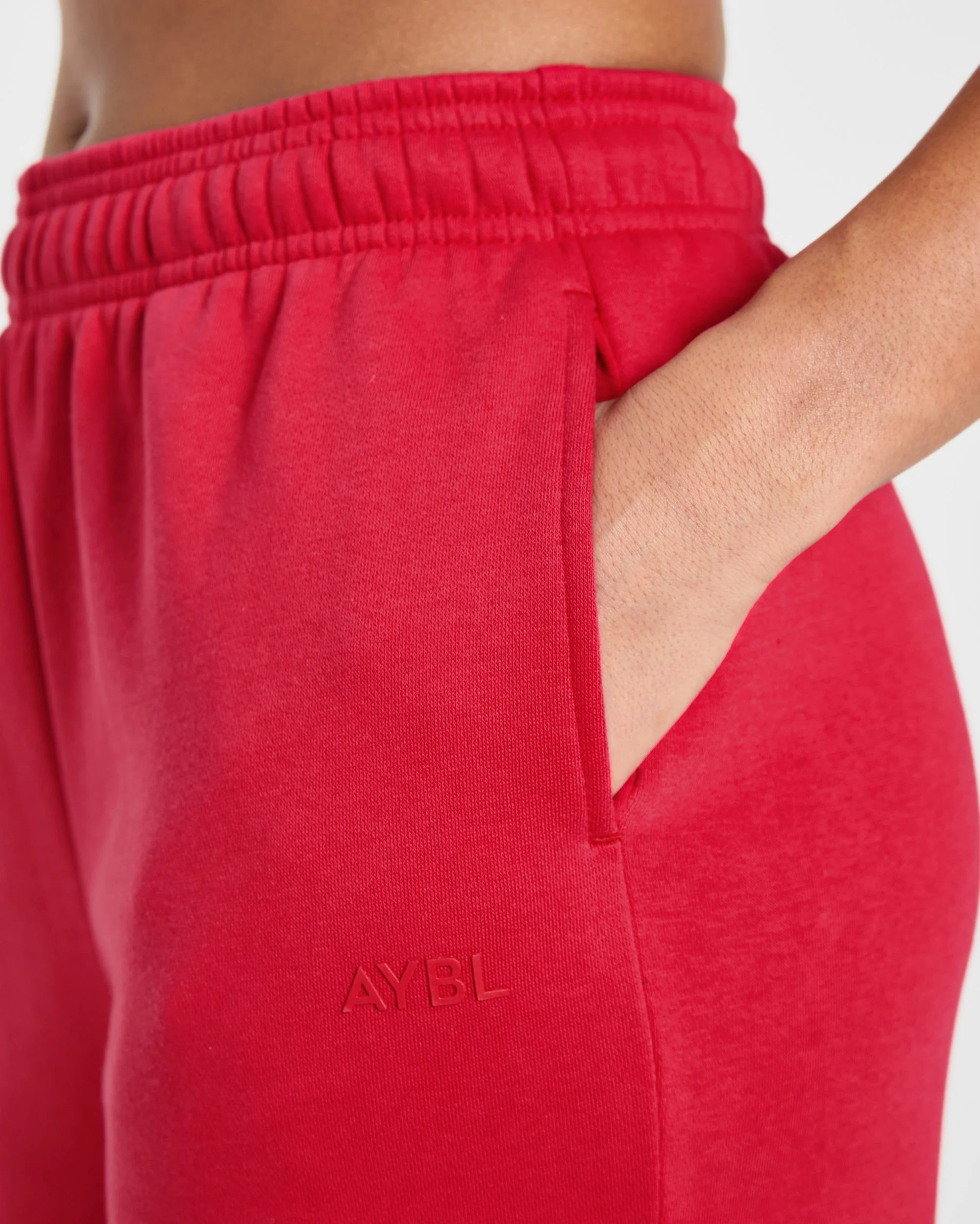 Lifestyle Oversized Joggers - Red - Image 5