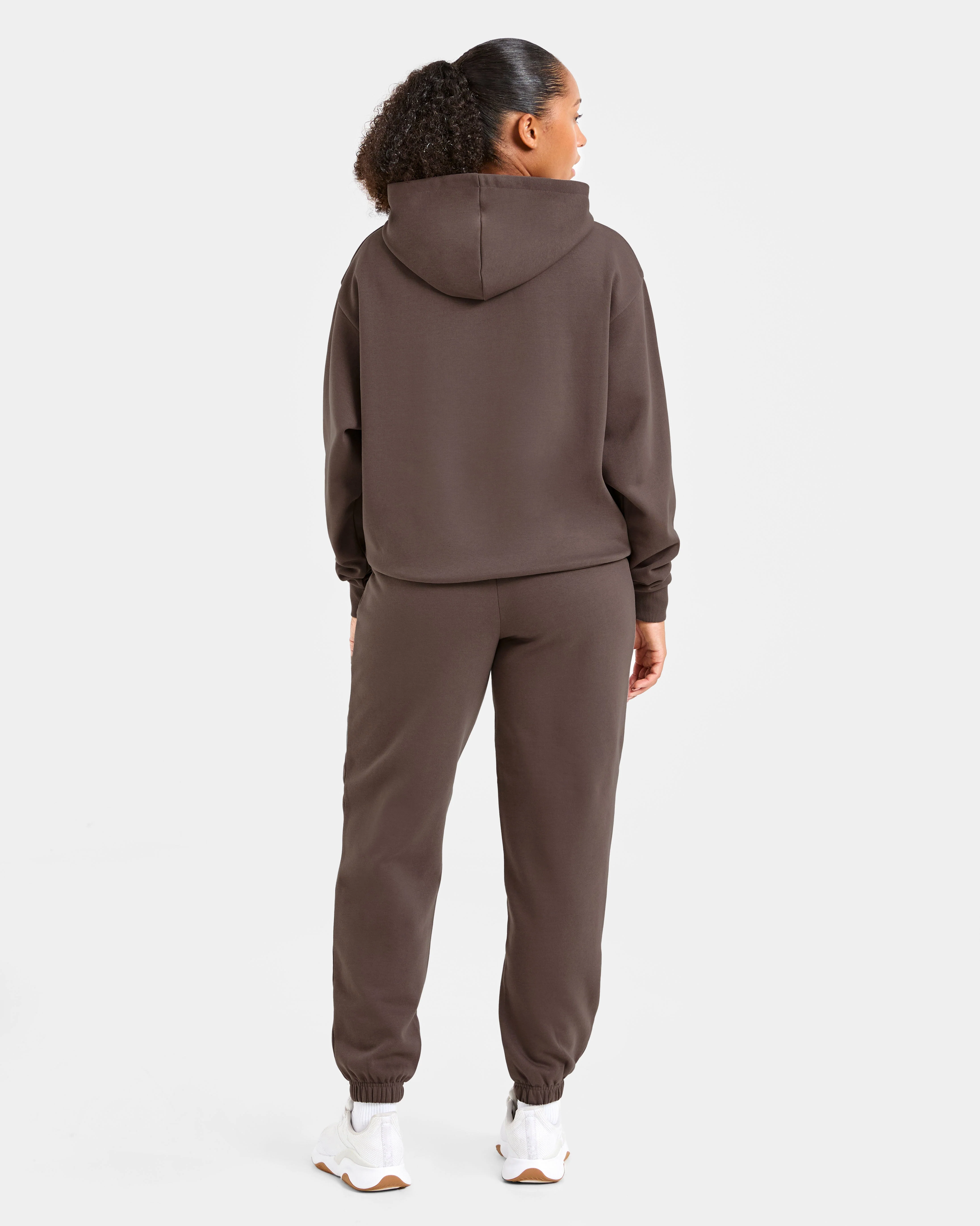 Lifestyle Oversized Joggers - Umber Brown - Image 4