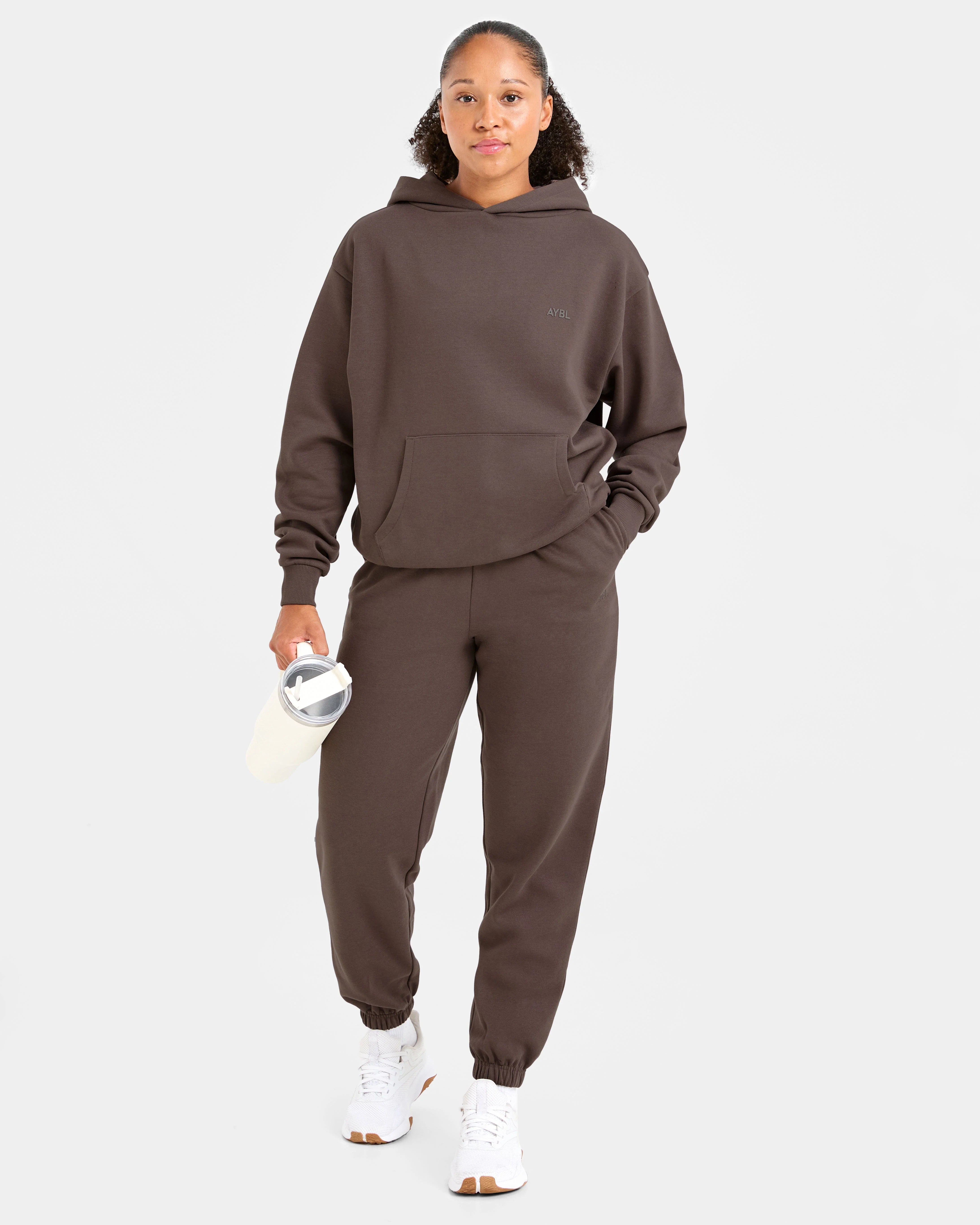 Lifestyle Oversized Joggers - Umber Brown - Image 7