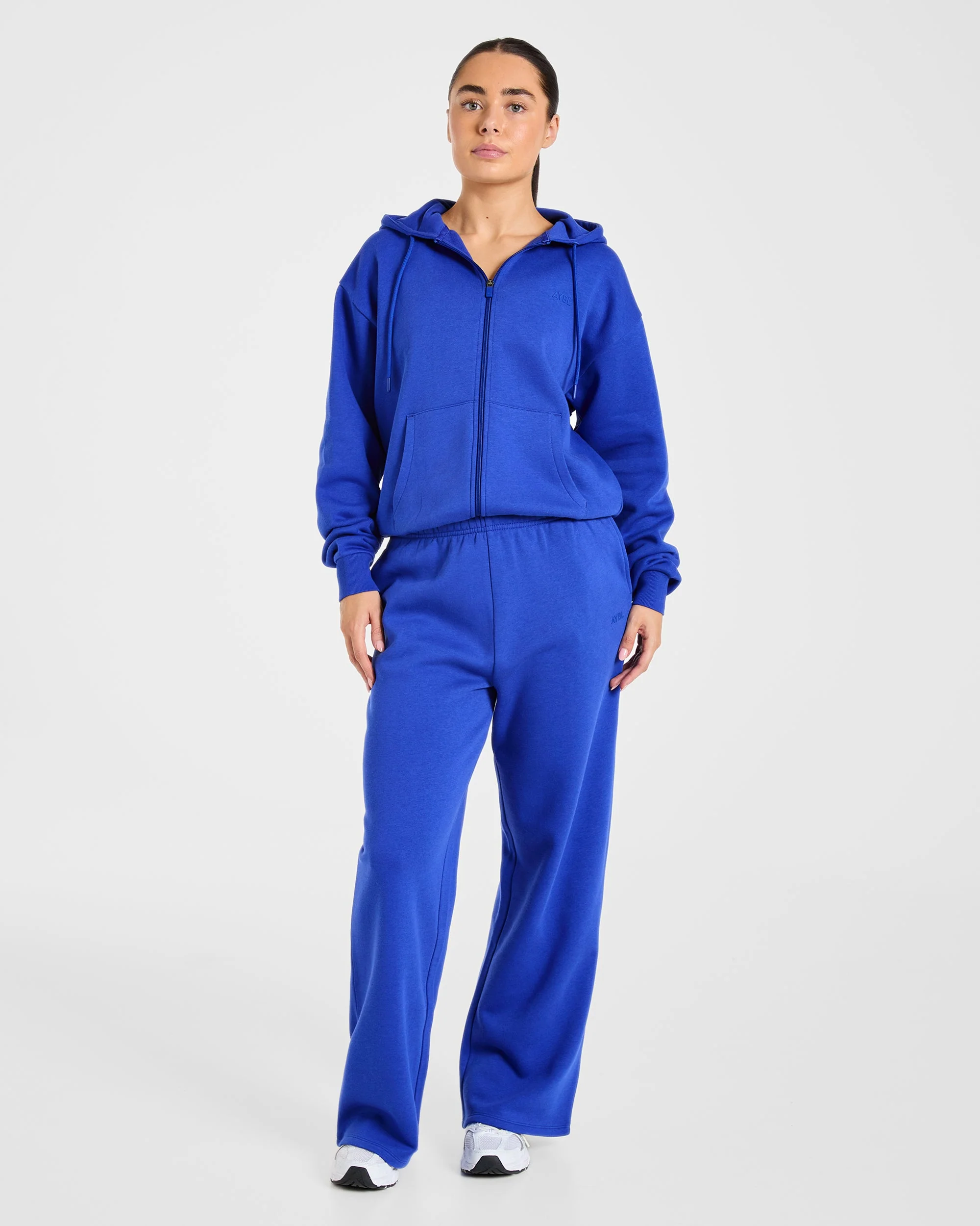 Lifestyle Oversized Straight Leg Joggers - Cobalt - Image 3